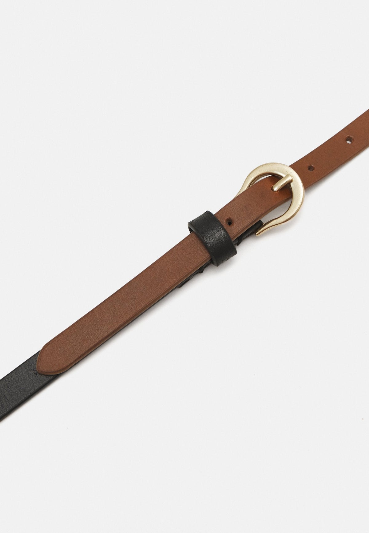 Anna Field LEATHER 2 PACK - Belt - Black/cognac