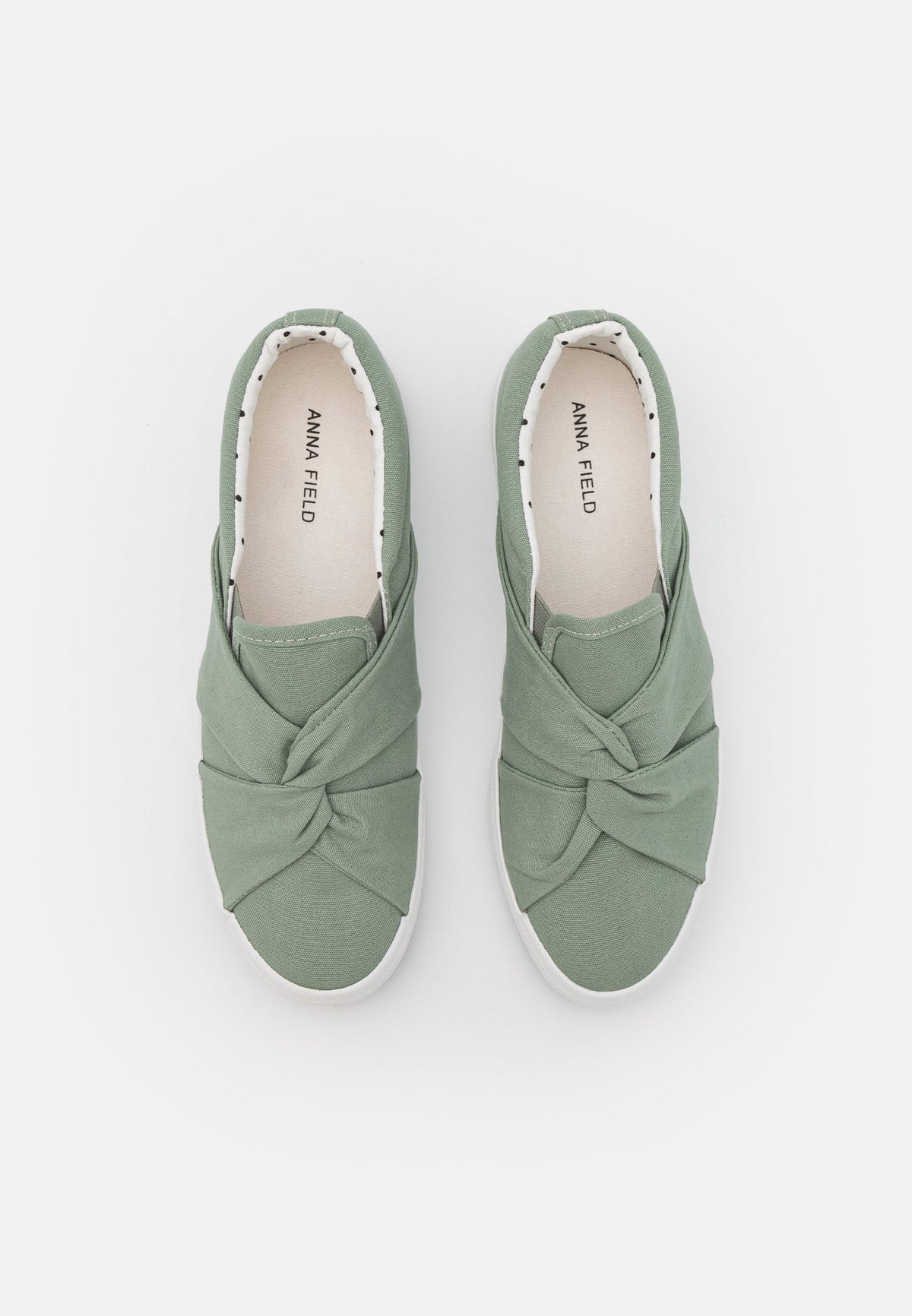 Anna Field Slip-Ons - Mint