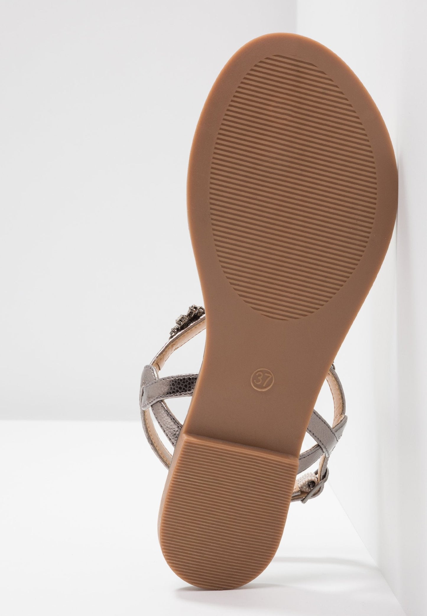 Anna Field T-Bar Sandals - Gunmetall
