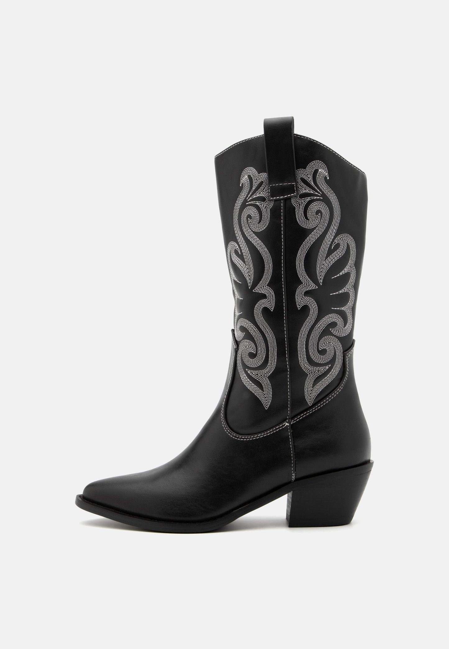 Anna Field Cowboy/Biker Boots - Brown