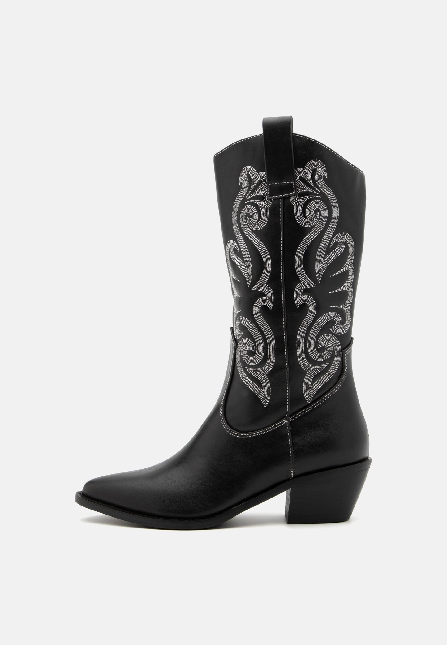 Anna Field Cowboy/Biker Boots - Brown