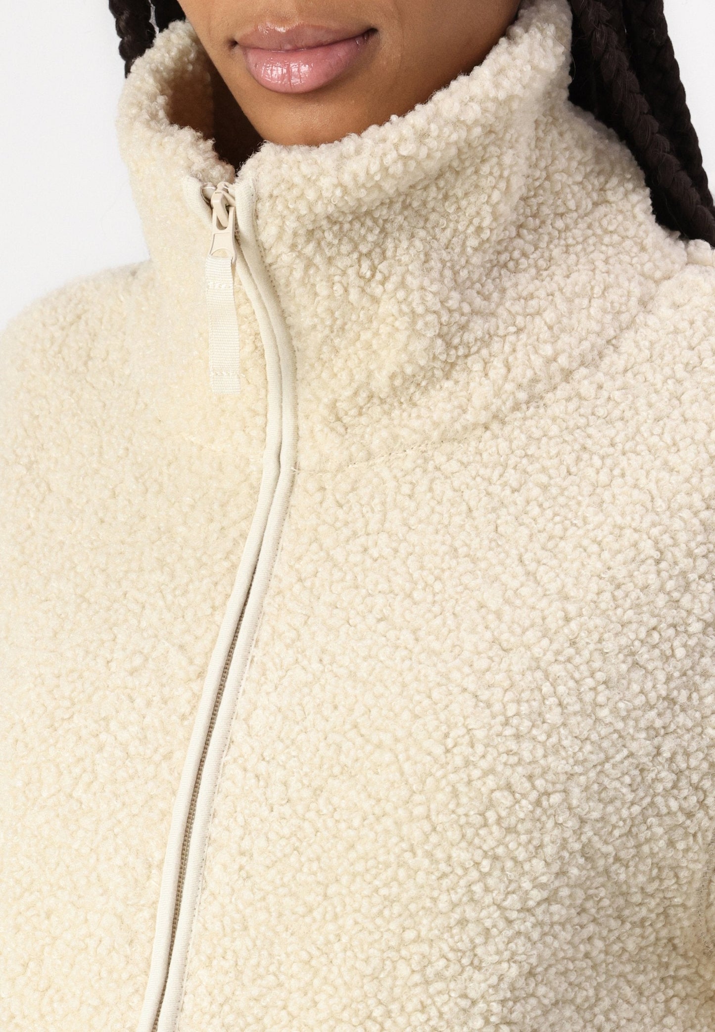 SHERPA JACKET - Fleece Jumper - Off White