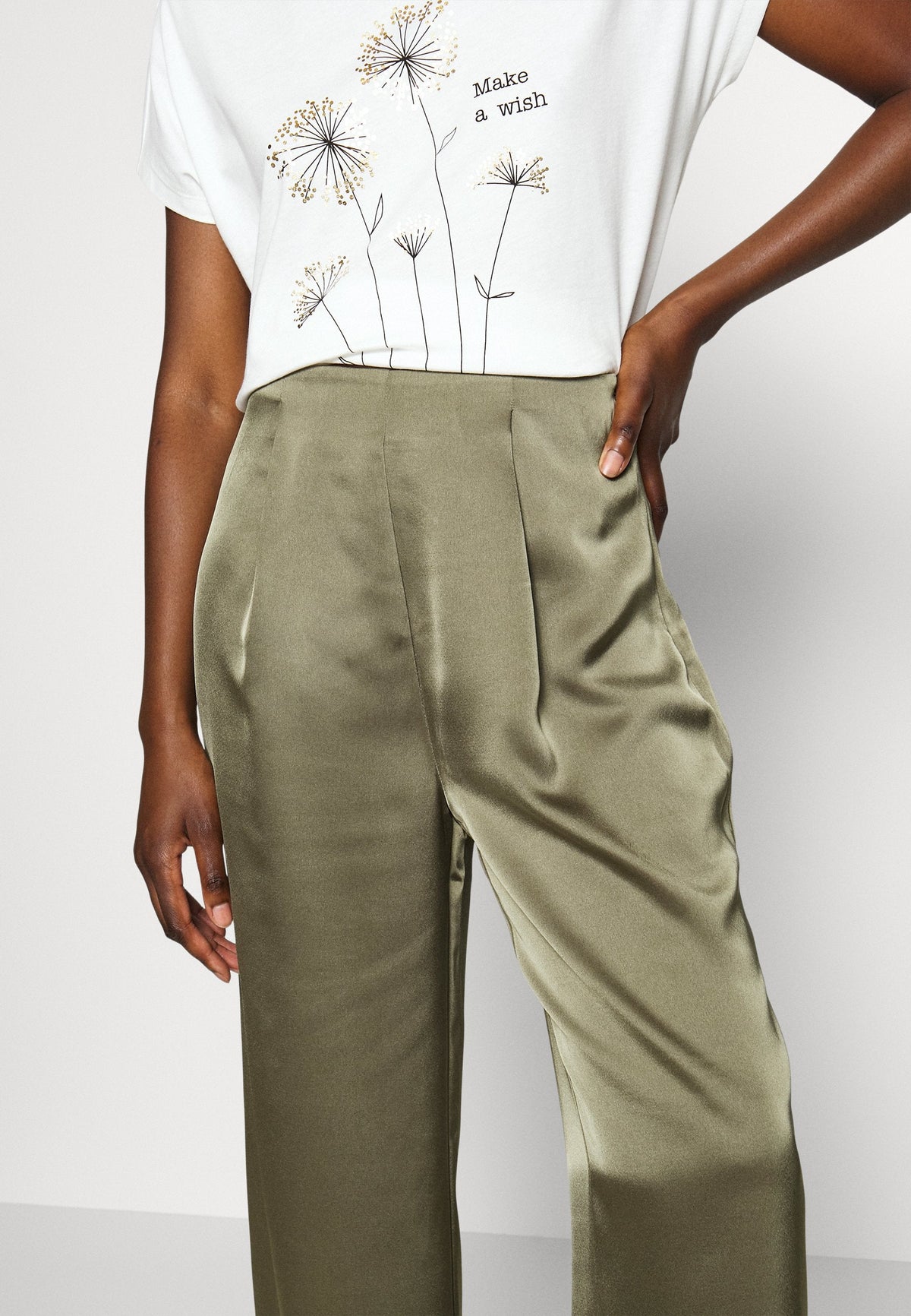 Anna Field Trousers - Olive