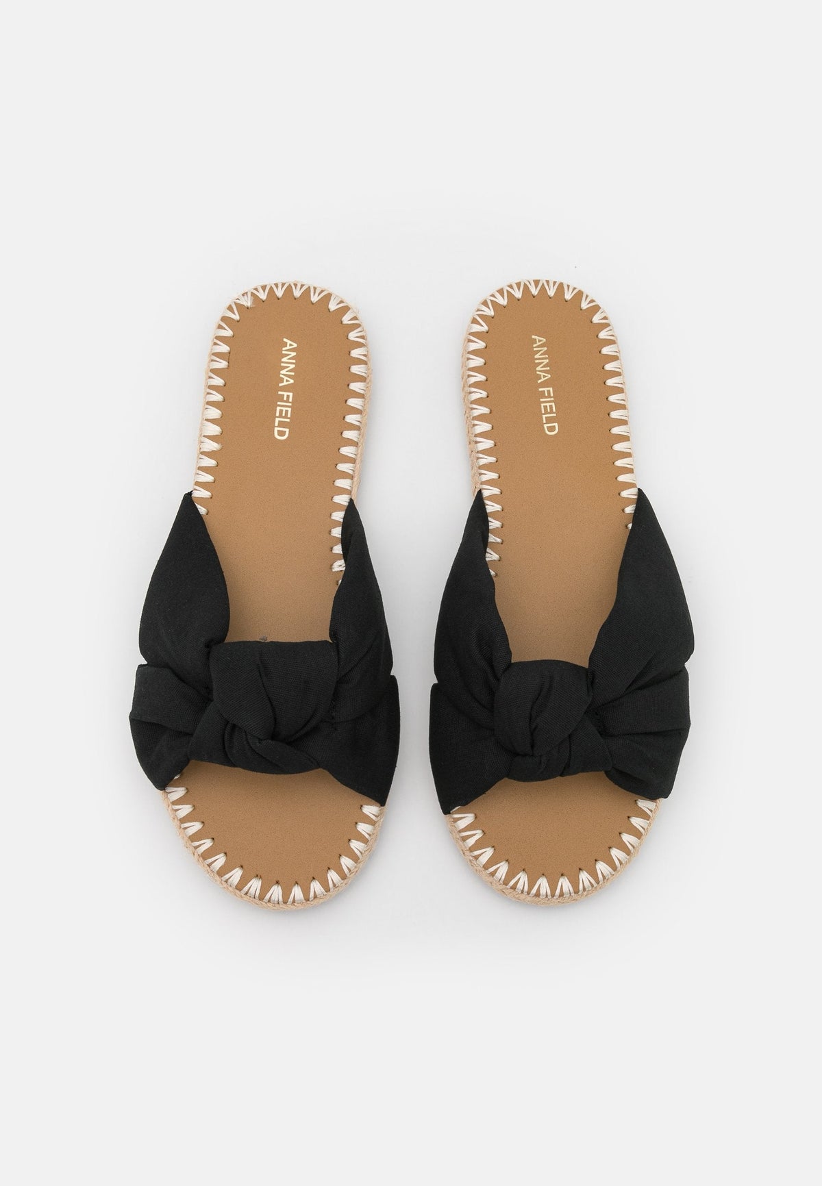 Anna Field Mules - Black