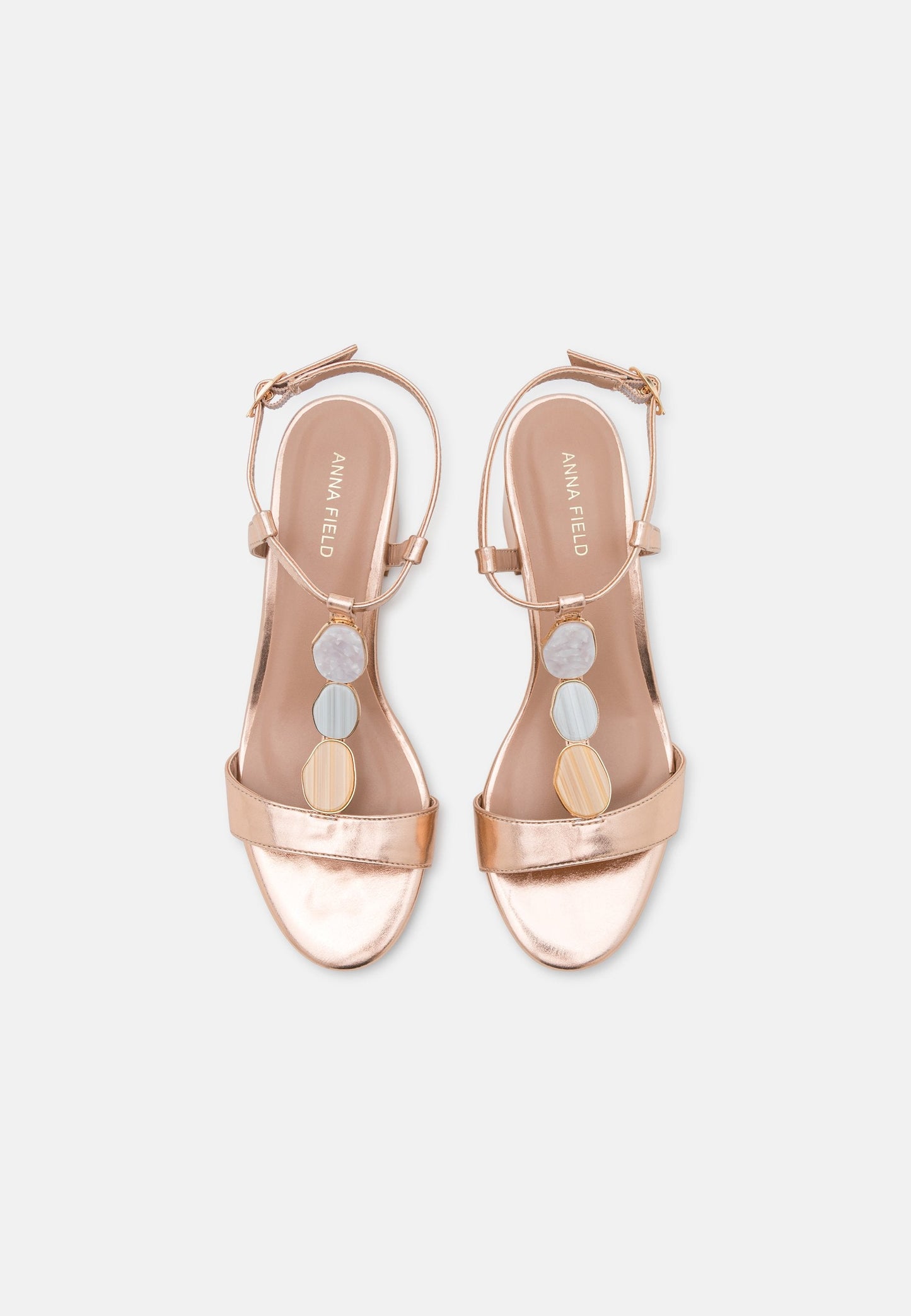 Anna Field Sandals - Rose Gold-Coloured