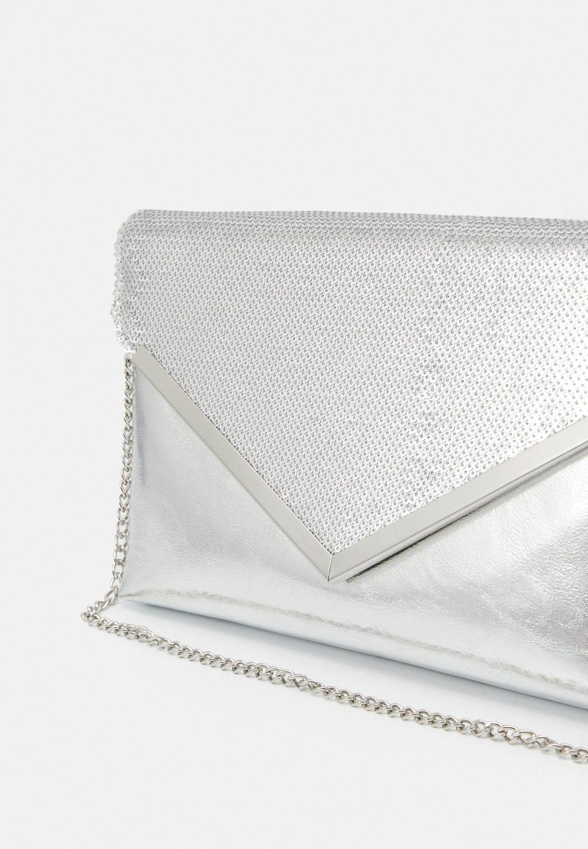 Anna Field Clutch - 104 - Silver