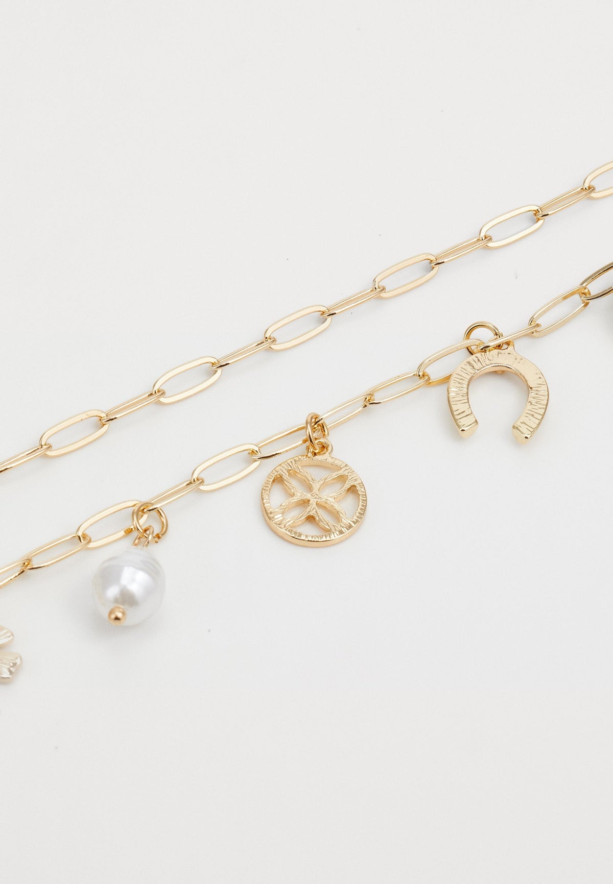 Anna Field 2 PACK - Necklace - Gold-coloured
