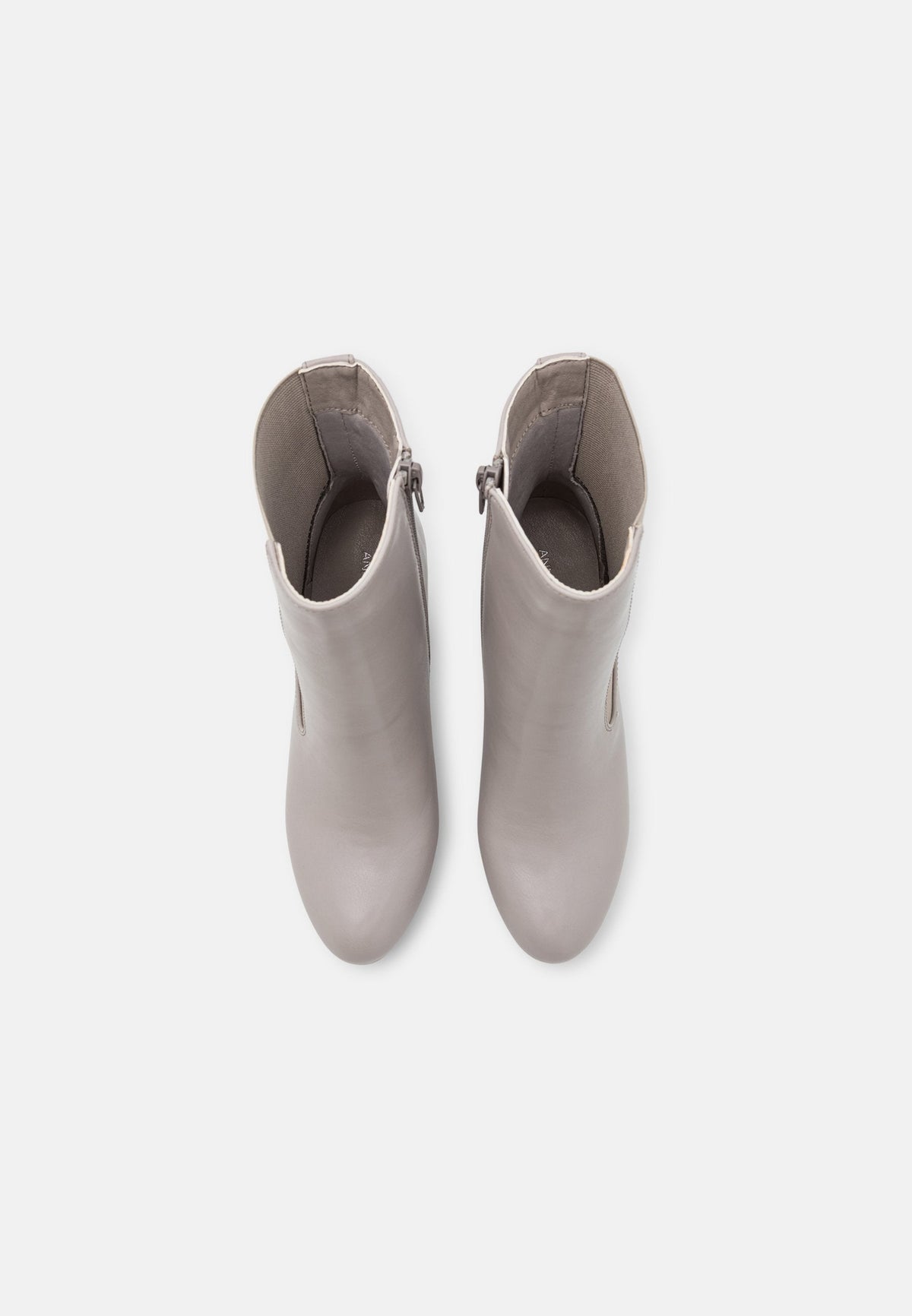 Platform Ankle Boots - Grey