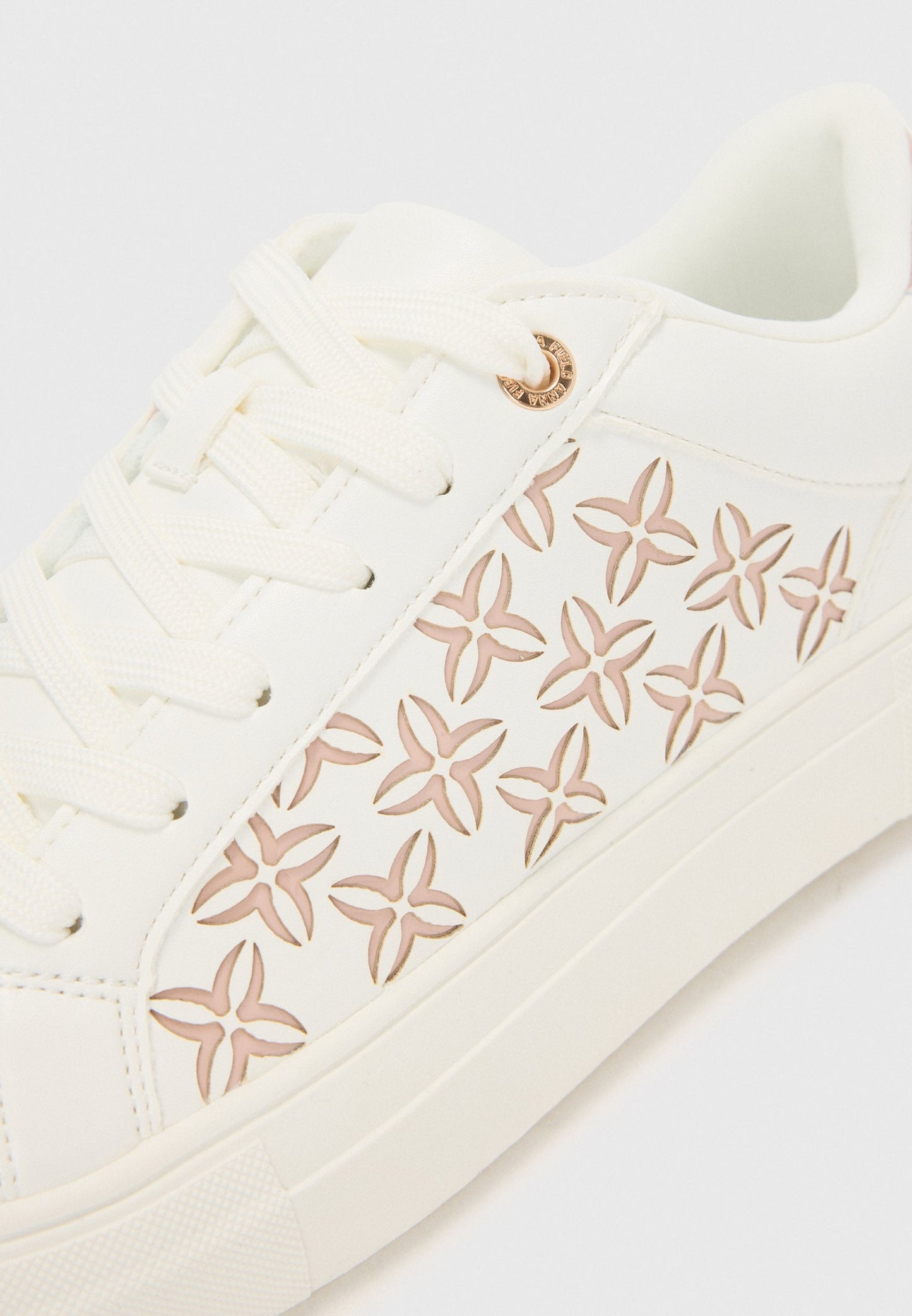 Anna Field Trainers - White Rose