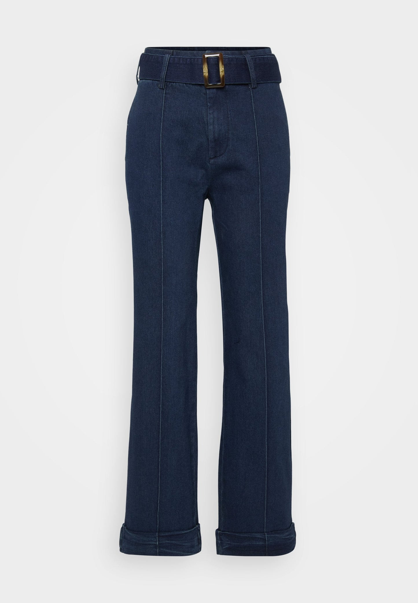 Straight Leg Jeans - Off White Wash