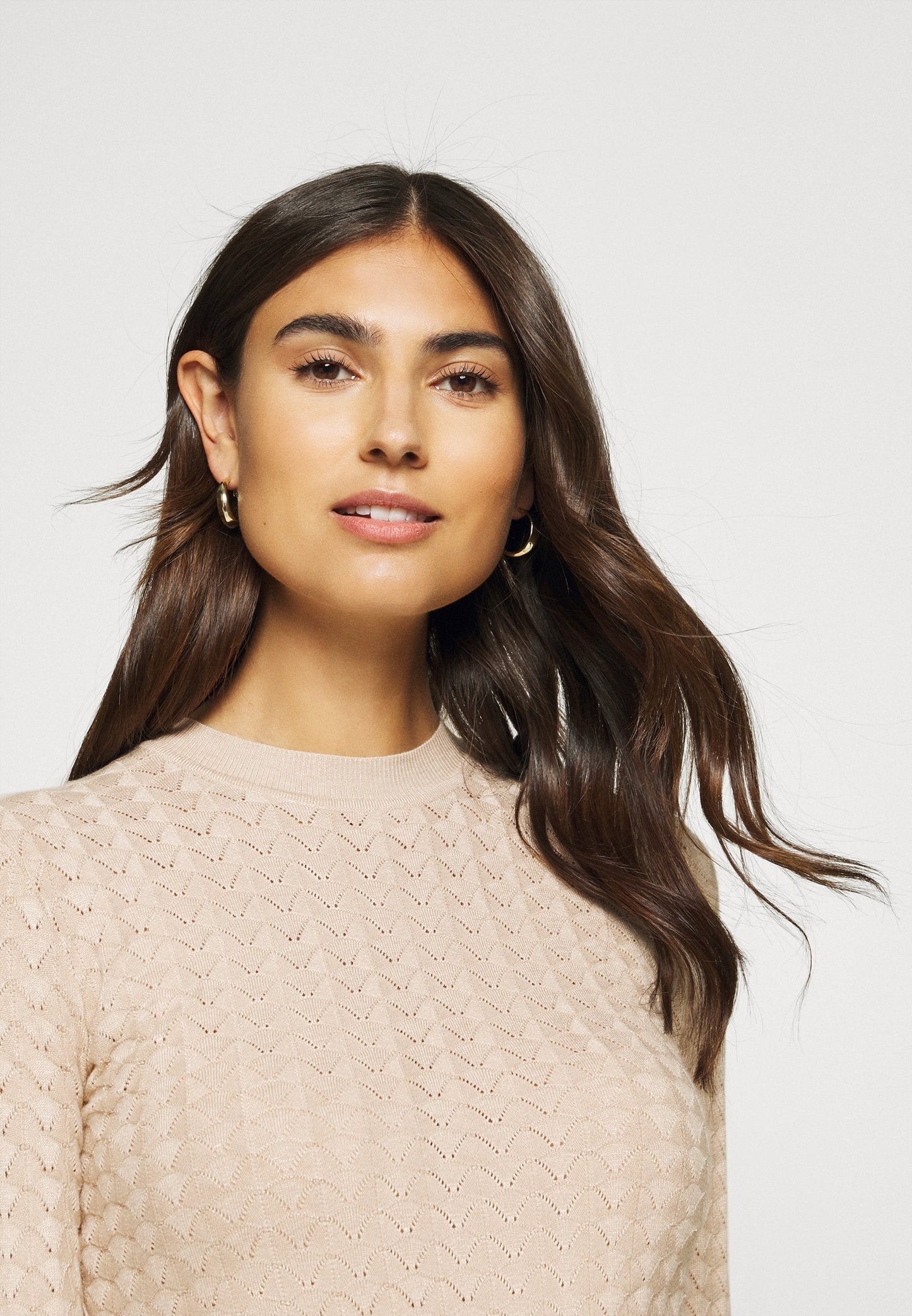 Anna Field Jumper - Light Tan Melange