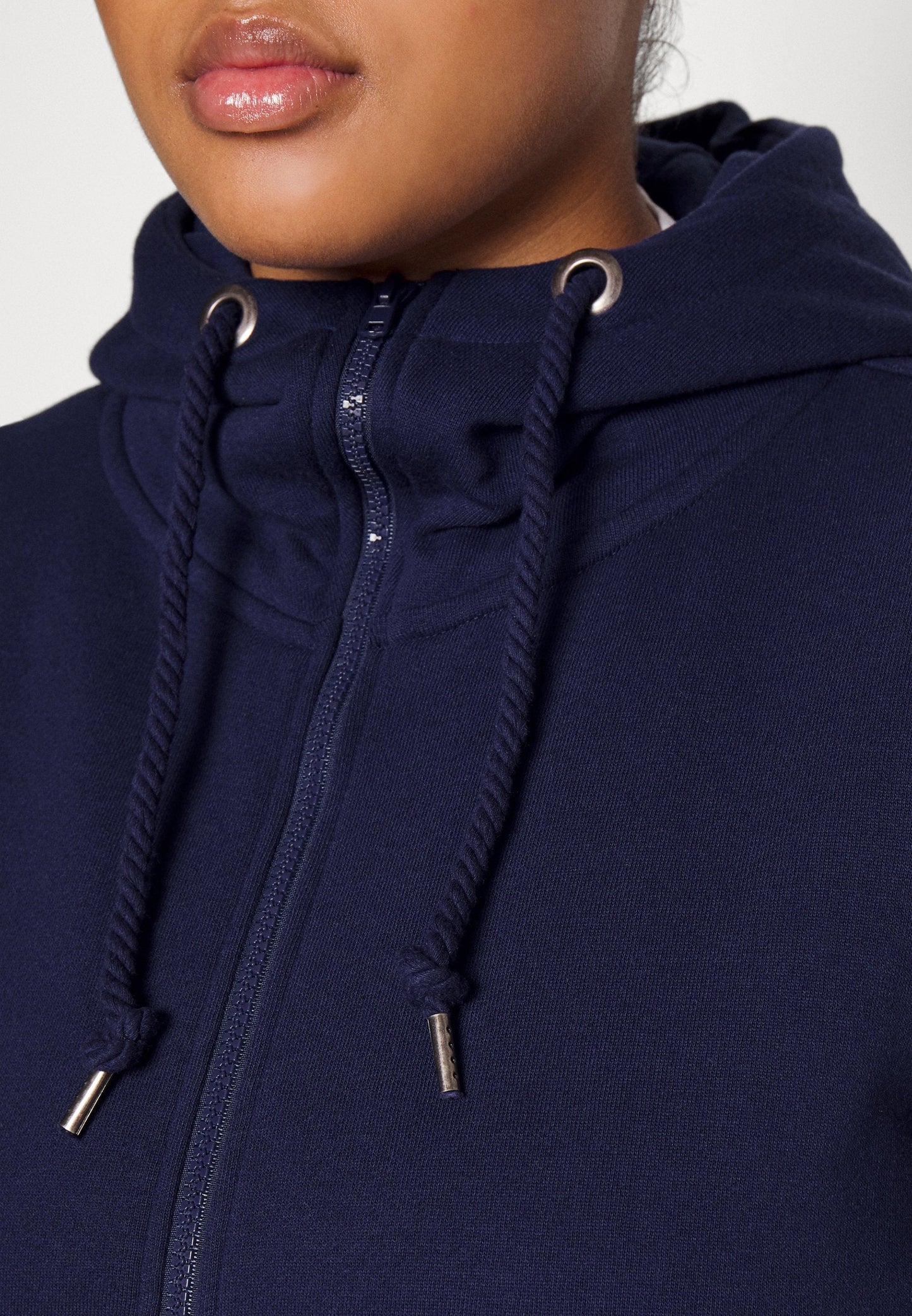 Zip-Up Sweatshirt - Dark Blue