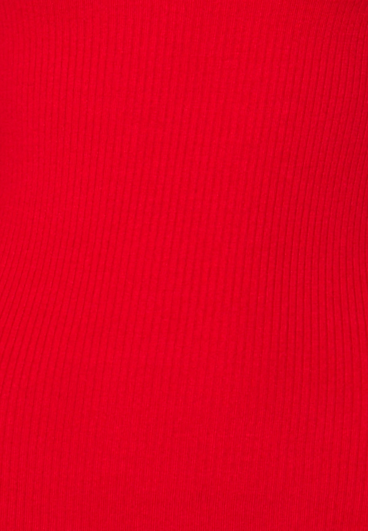 Anna Field Button Detail - Jumper -Red
