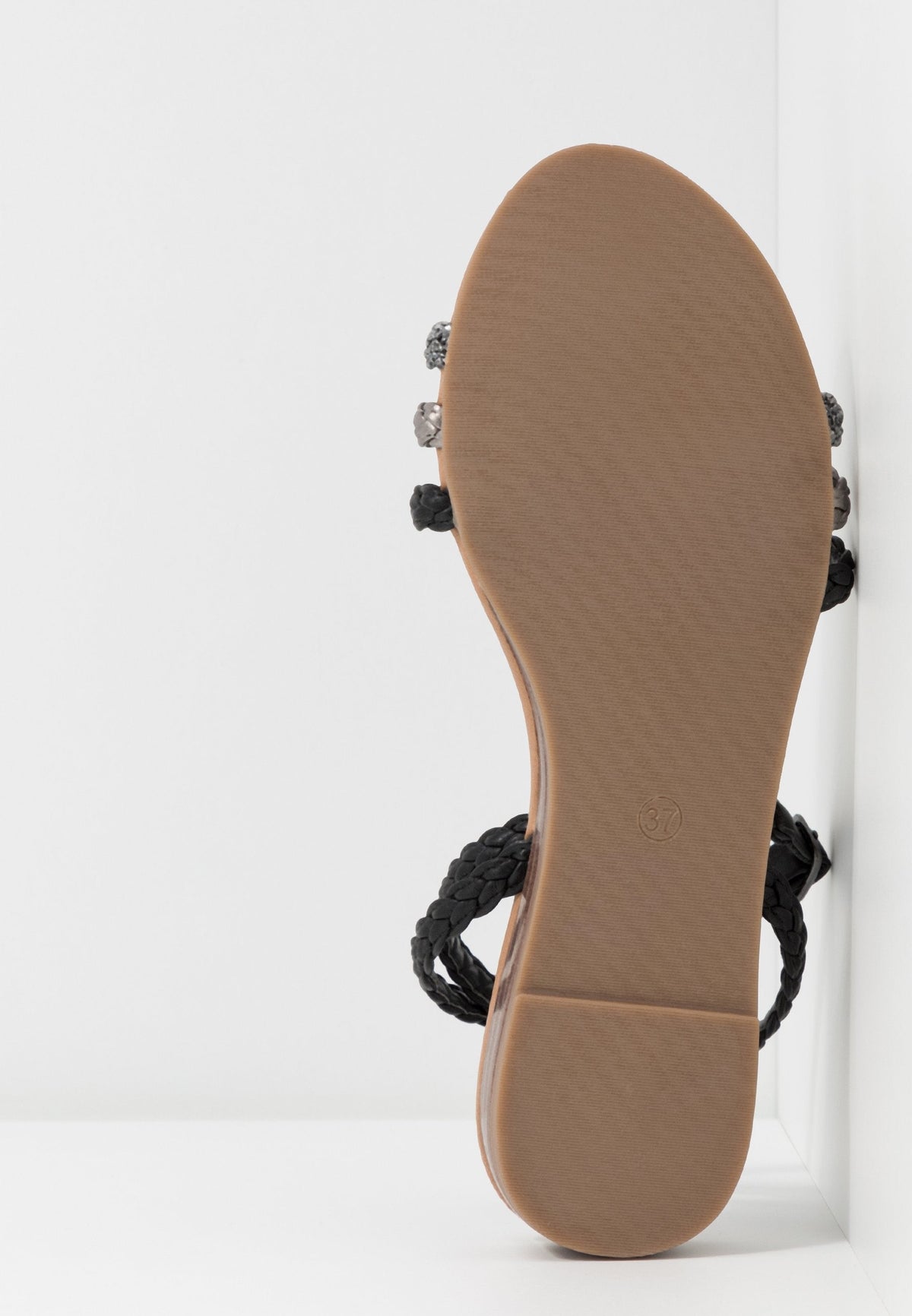 Anna Field Sandals - Black/Silver