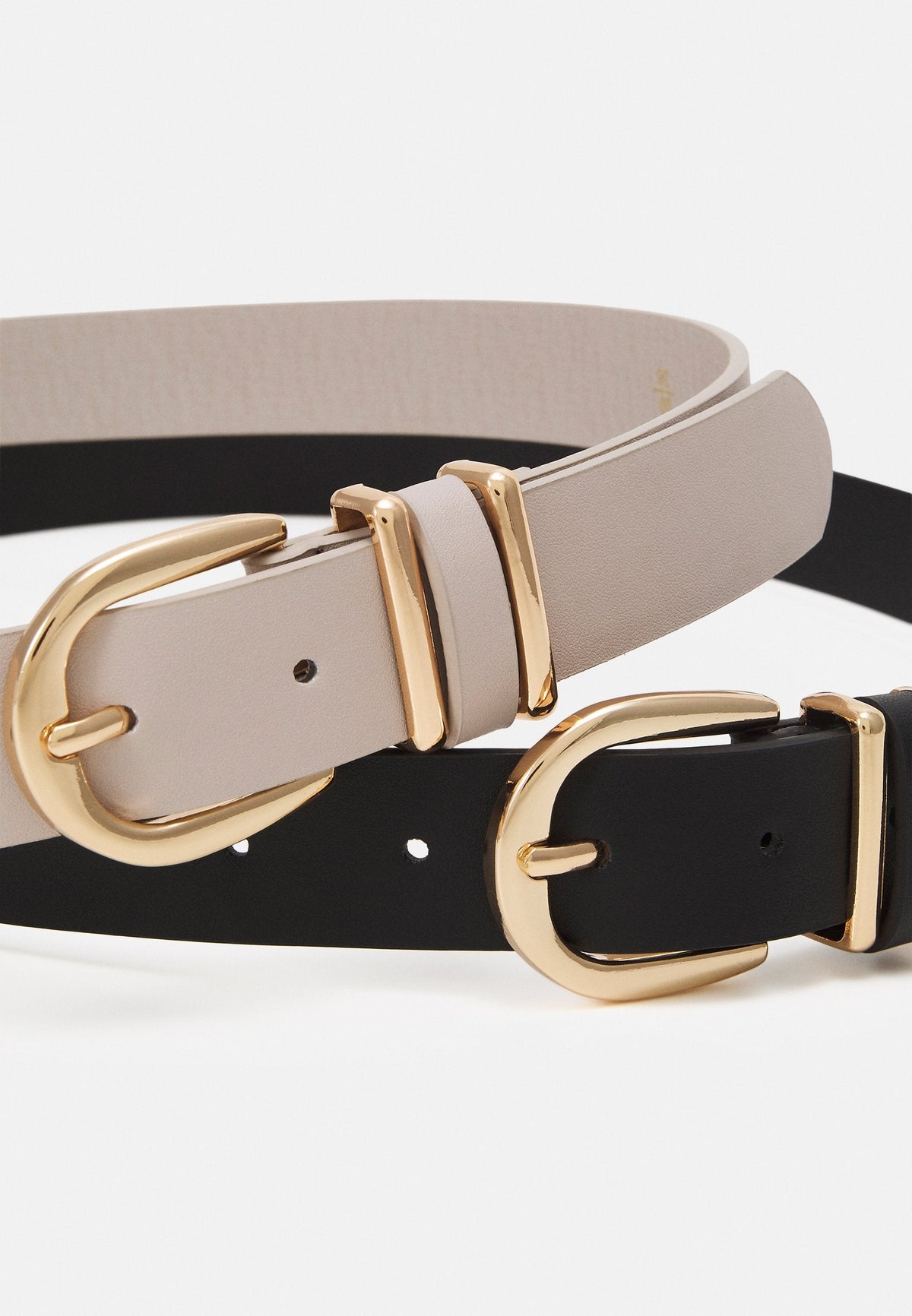 Anna Field 2Pack - Belt -Black/ White