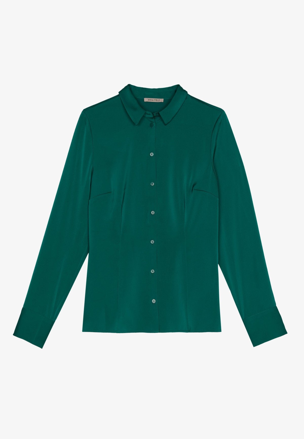 Anna Field Button-down Blouse - Night Sky
