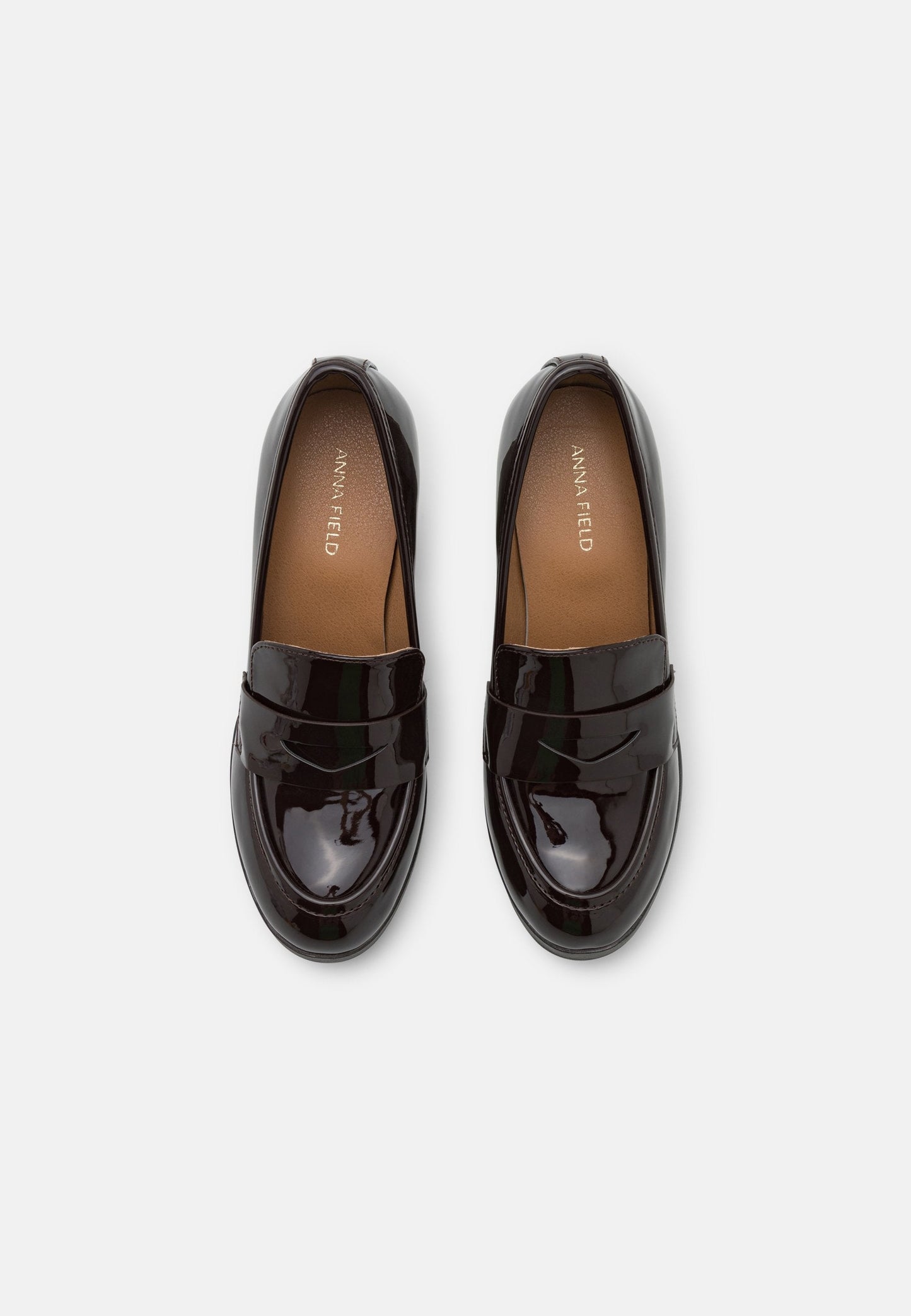 Anna Field Platform Heels - Brown