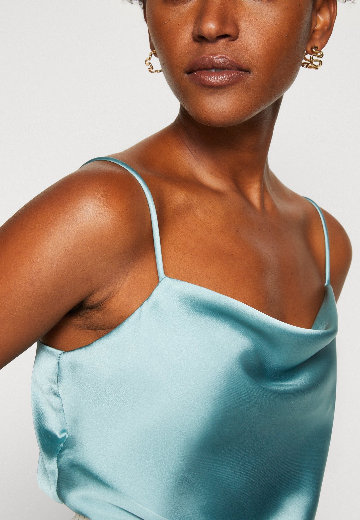 Anna Field Top - Light Blue