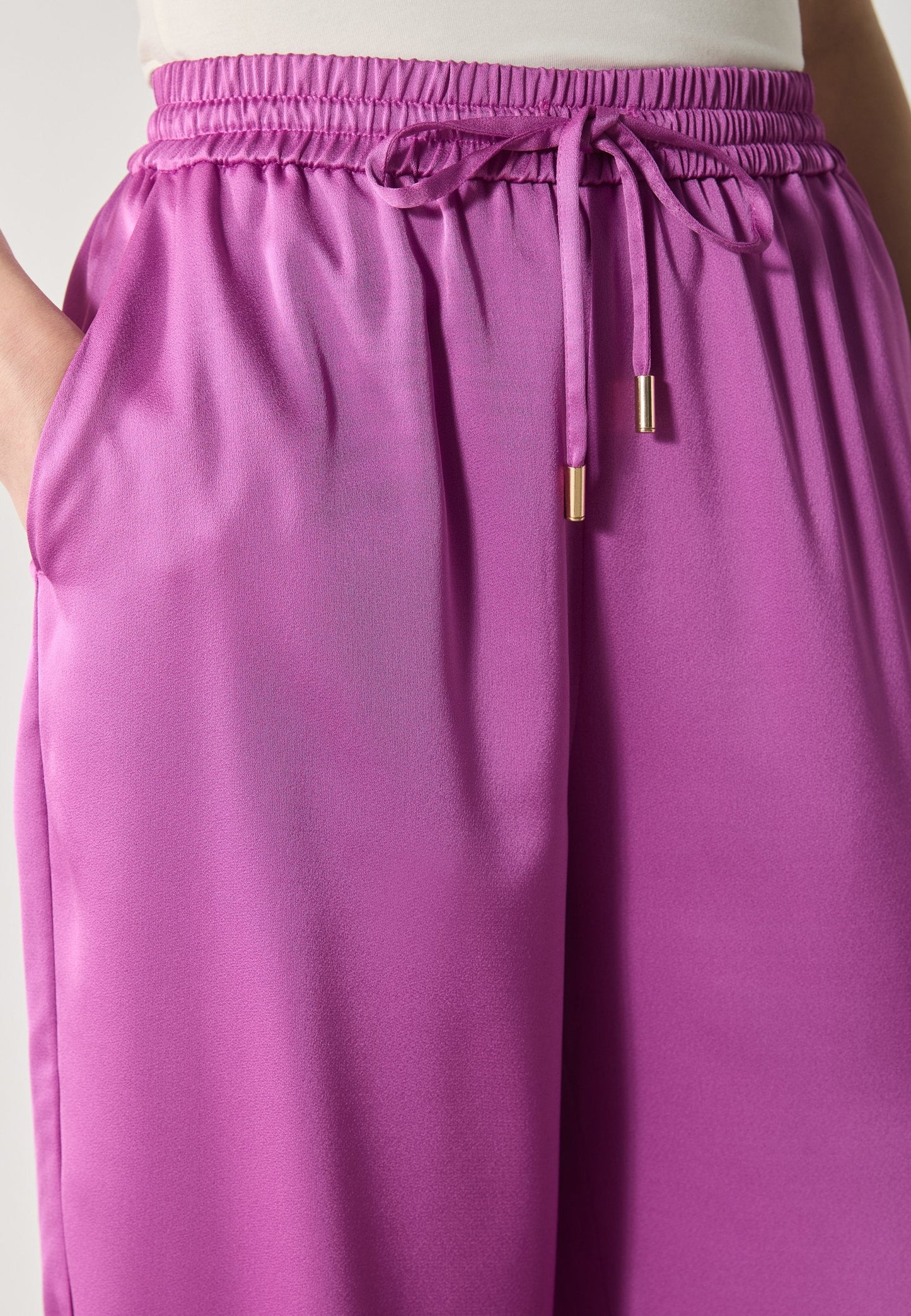 Anna Field Trousers - Cattleya Orchid