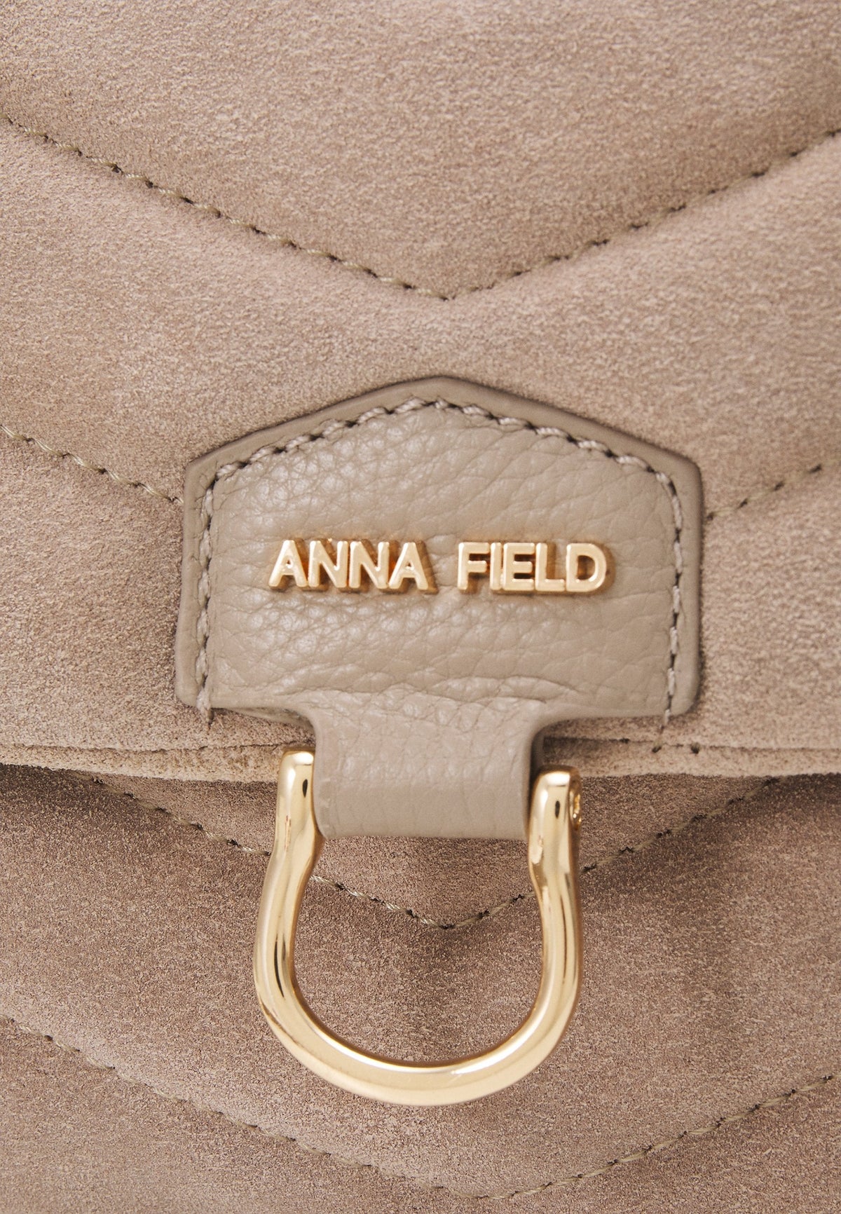Anna Field Leather - Across Body Bag -Taupe