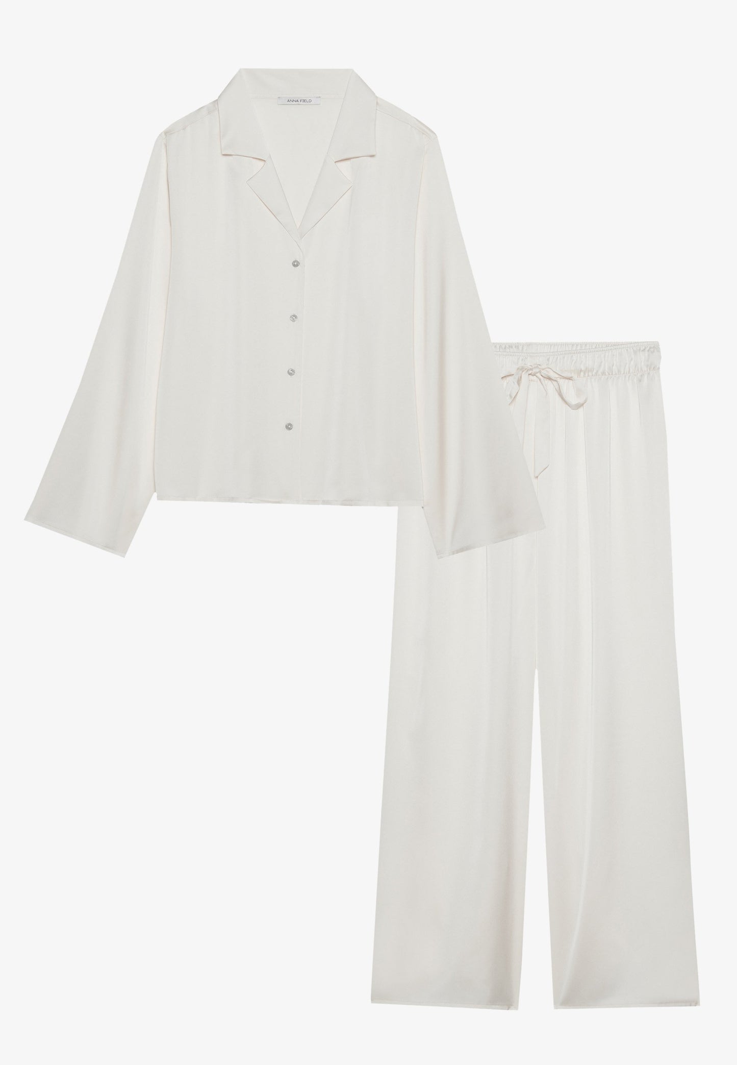 Anna Field WIDE LEG - Pyjama Set - Black