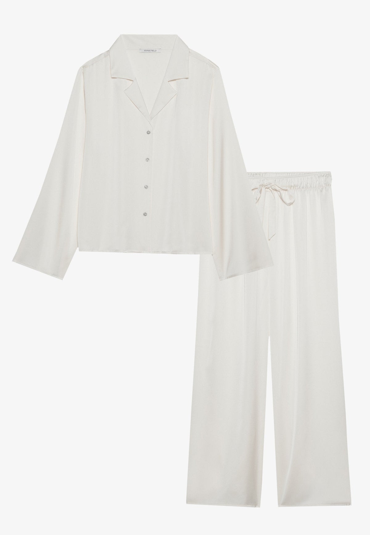 Anna Field WIDE LEG - Pyjama Set - Black
