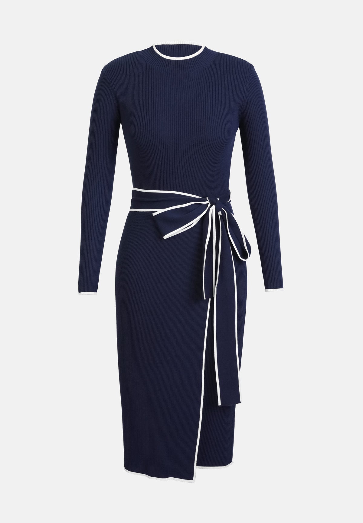 Anna Field Jumper Dress - White/black