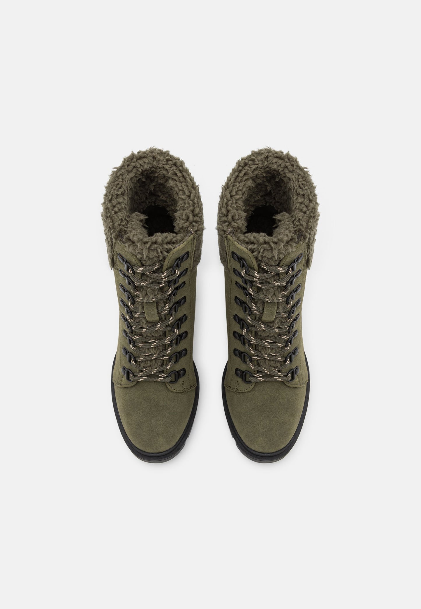 Anna Field Leather - Lace-Up Ankle Boots - Khaki