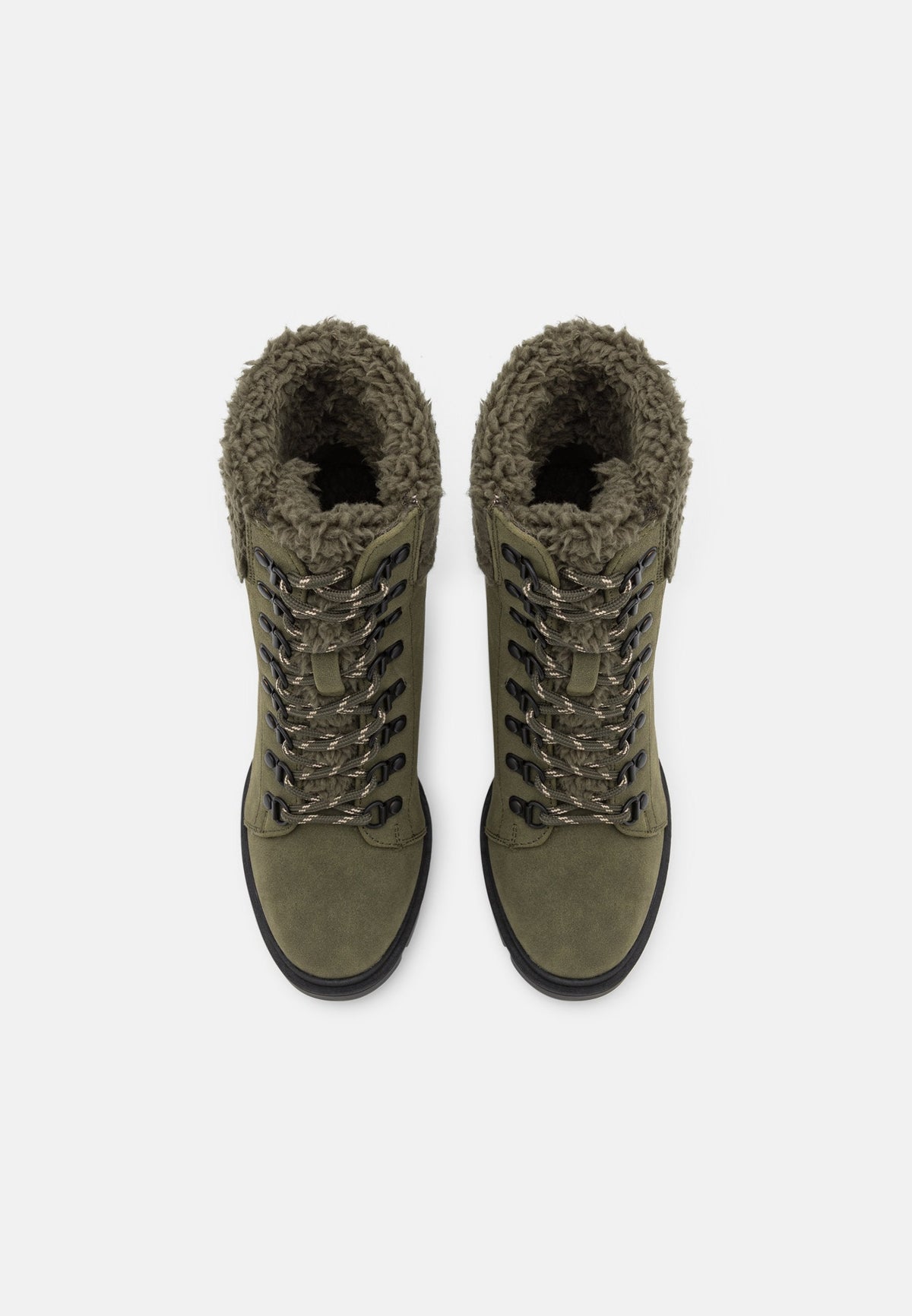 Anna Field Leather - Lace-Up Ankle Boots - Khaki