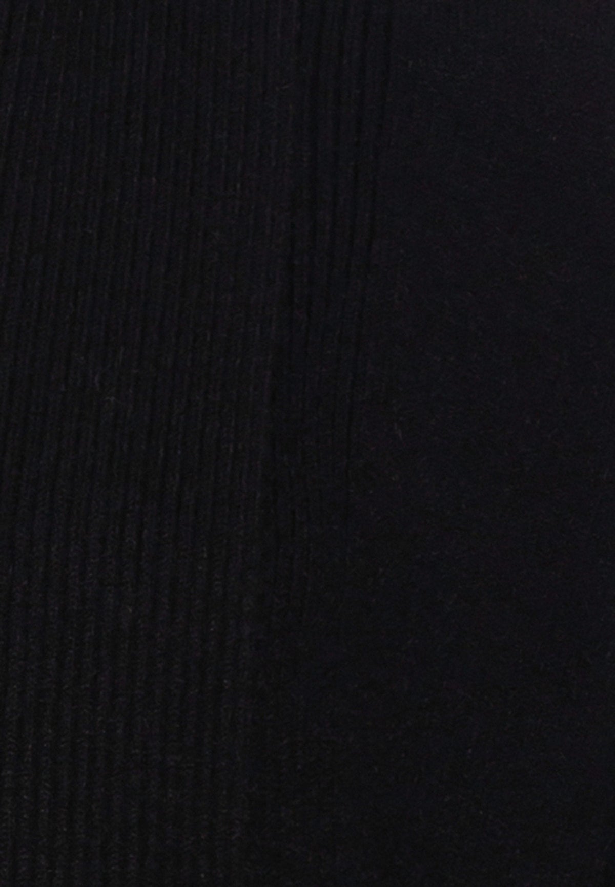Anna Field Ribbed Fold Collar - Cardigan