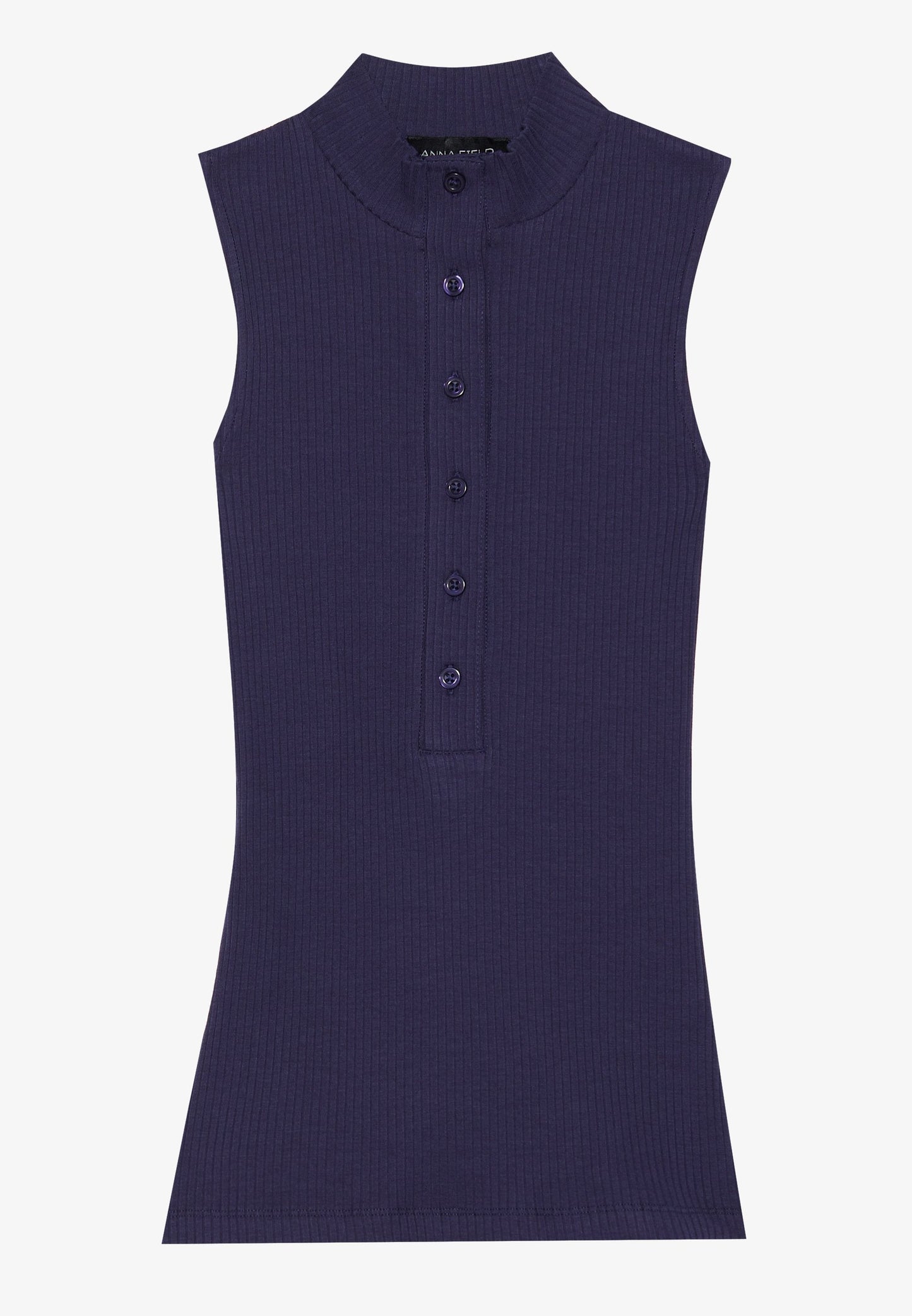 Anna Field TANK WITH BUTTONS - Top - Taupe Gray