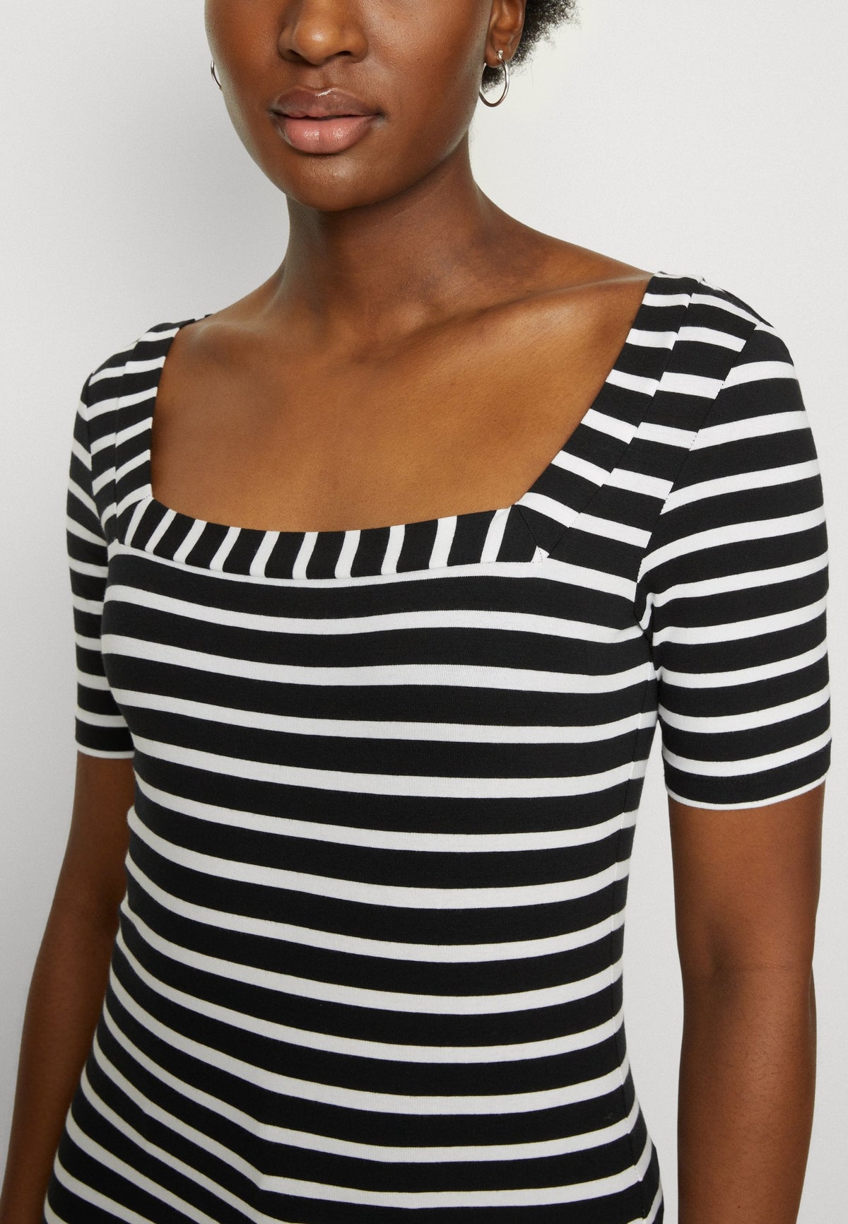 Anna Field Print T-Shirt - Black/White