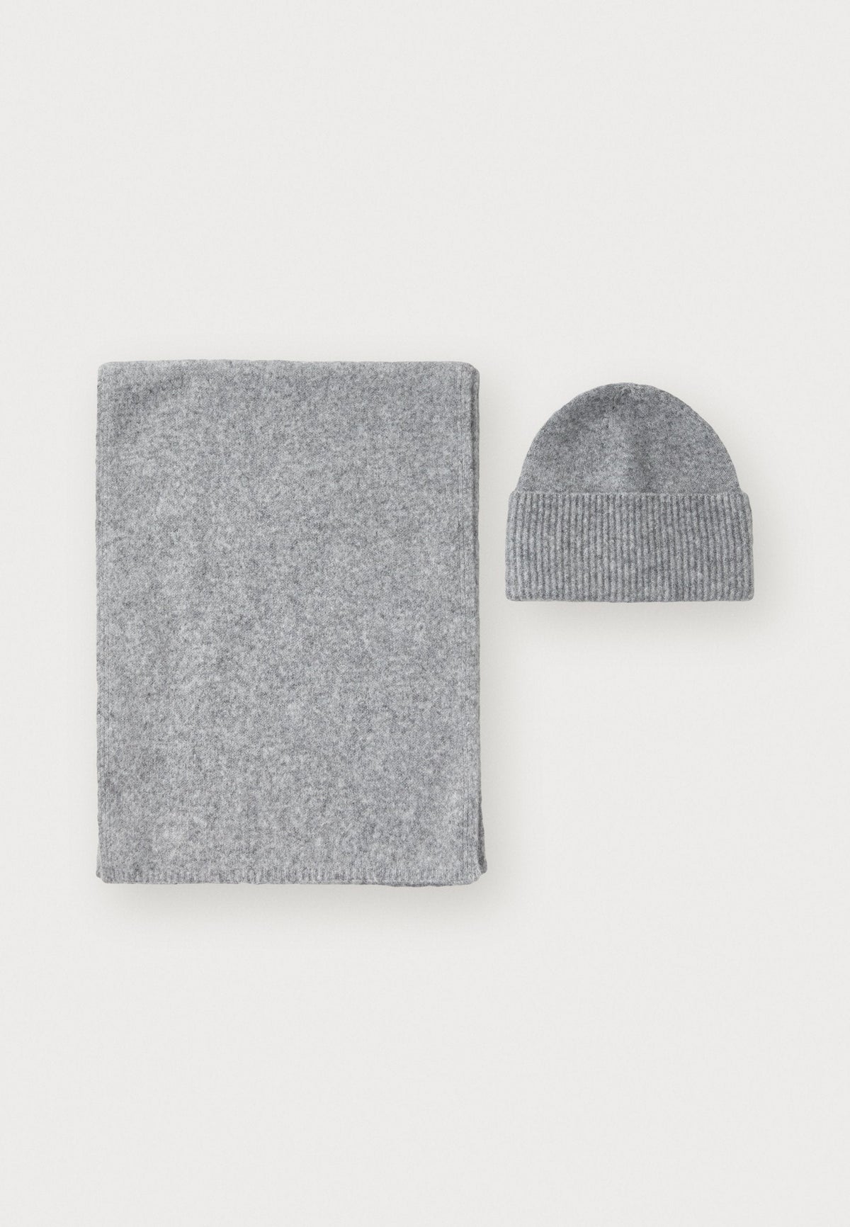 Anna Field SET - Beanie - Beige/nut