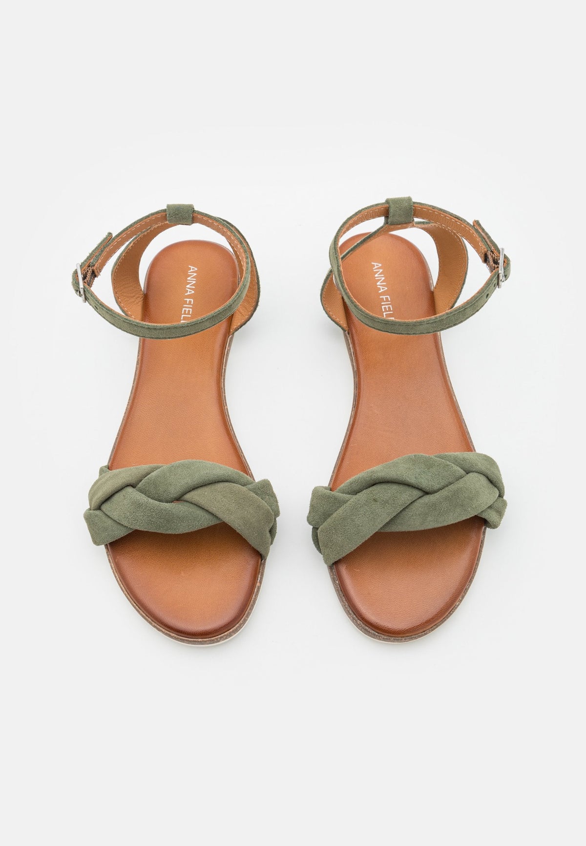 Anna Field Leather - Sandals - Khaki
