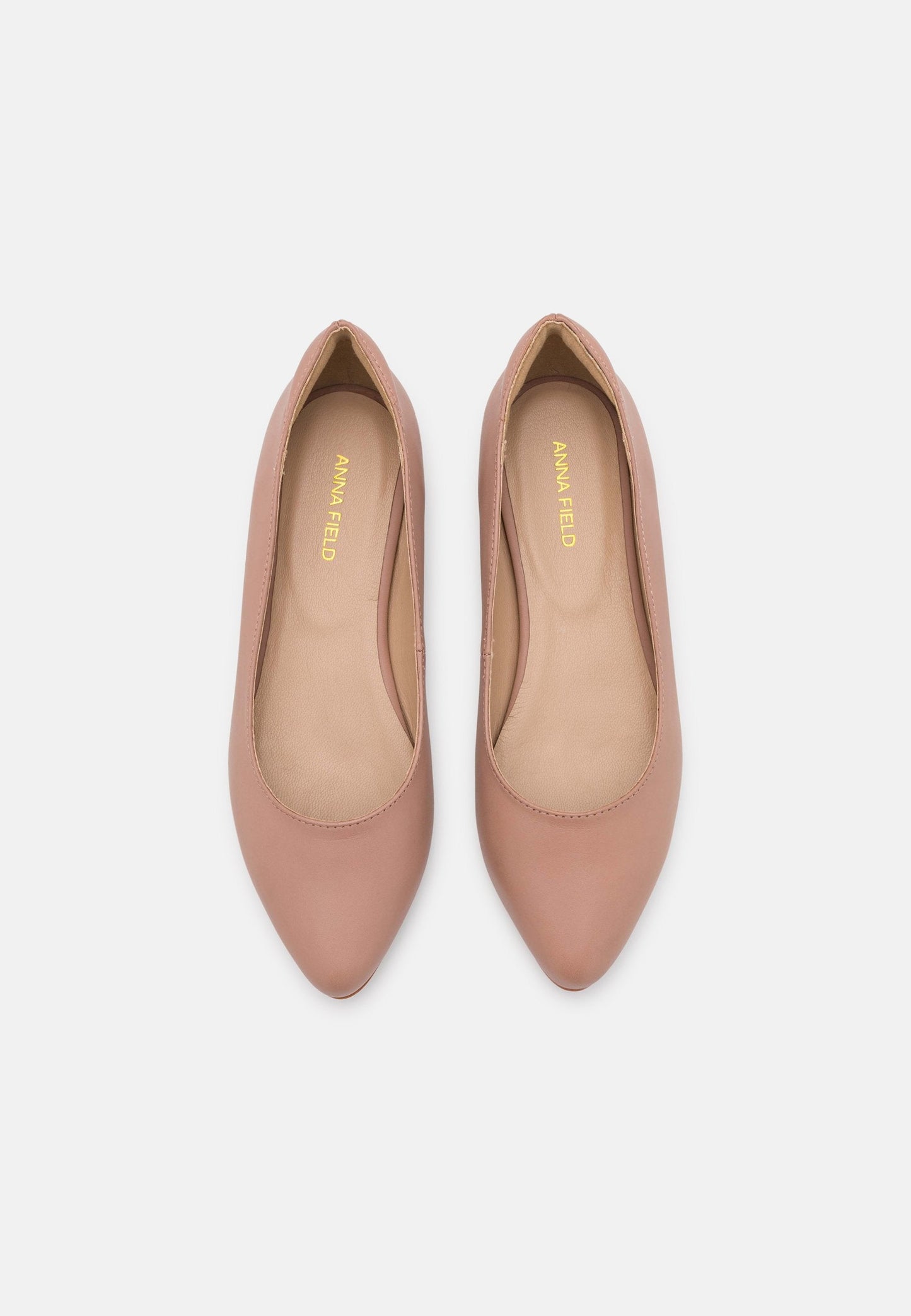 Anna Field Leather - Ballet Pumps - Light Pink