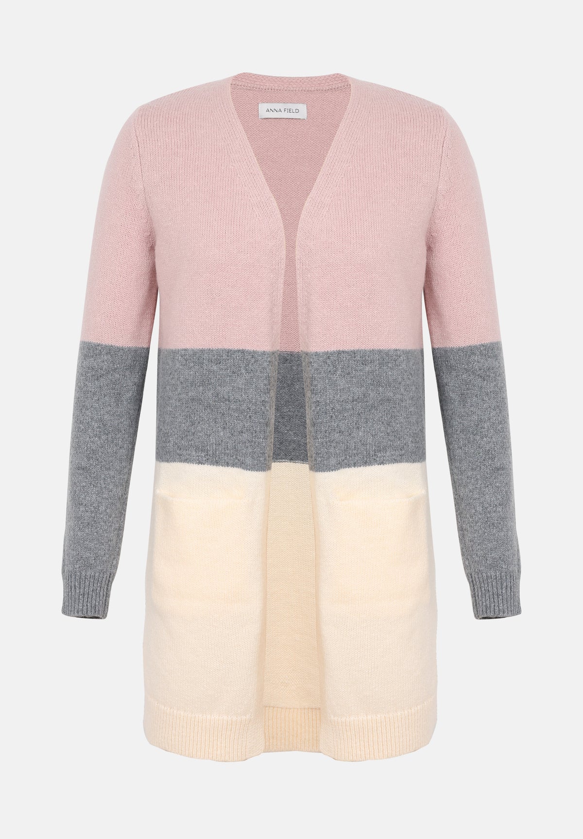 Anna Field Cardigan - Black/grey