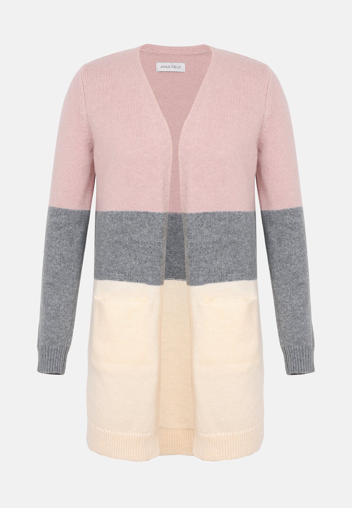 Anna Field Cardigan - Black/grey