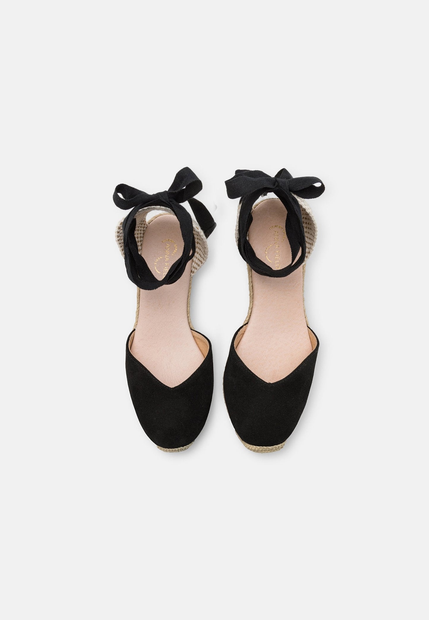Anna Field Leather- Lace-Up Heels - Black