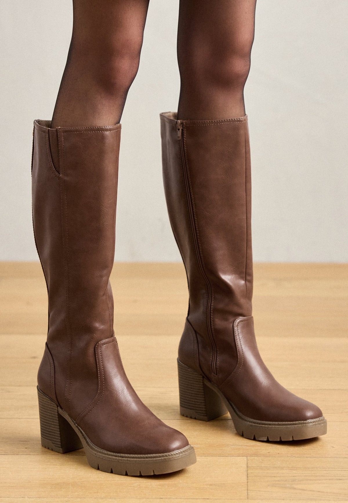 Anna Field Platform Boots - Beige