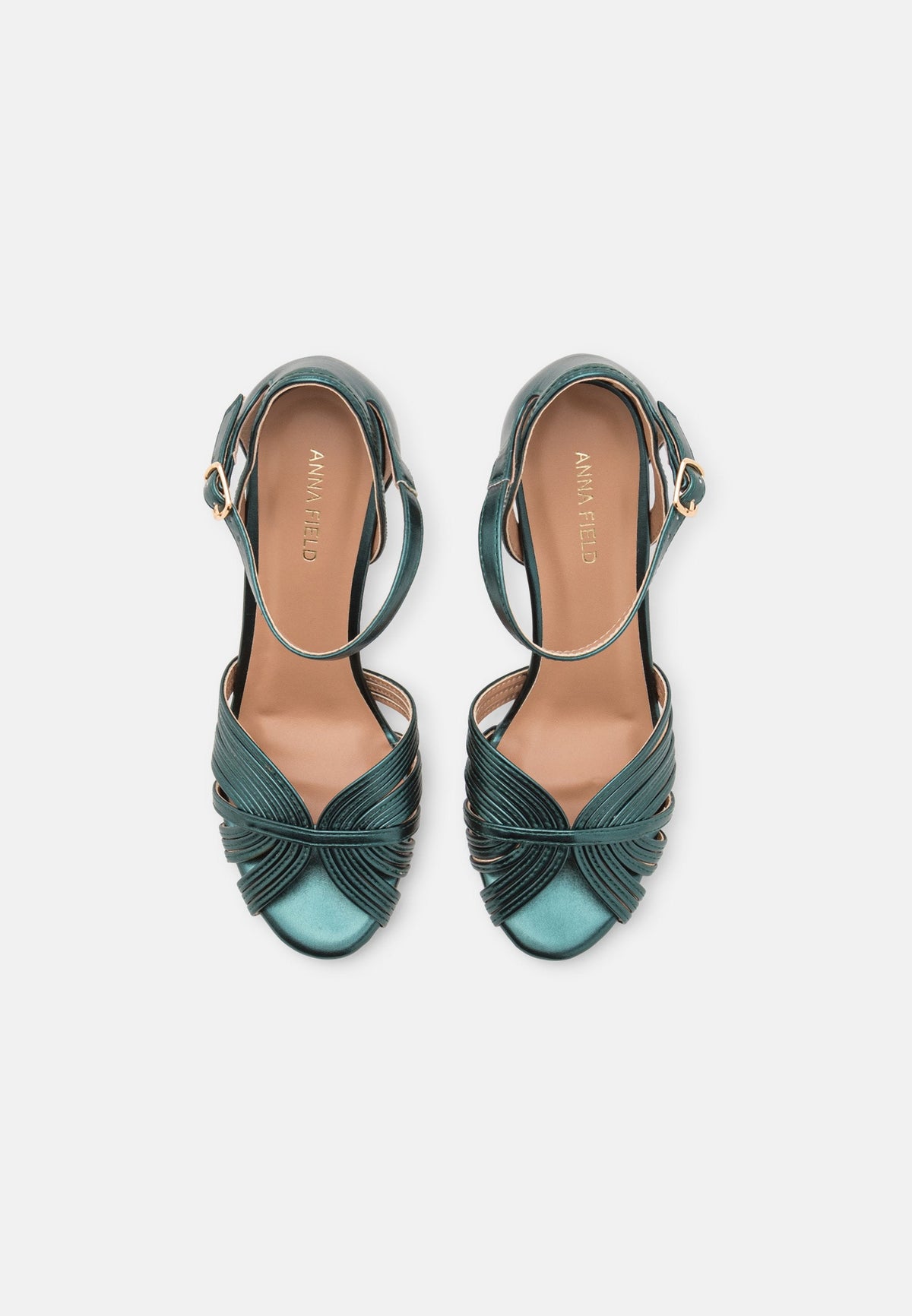 Anna Field High Heeled Sandals - Green