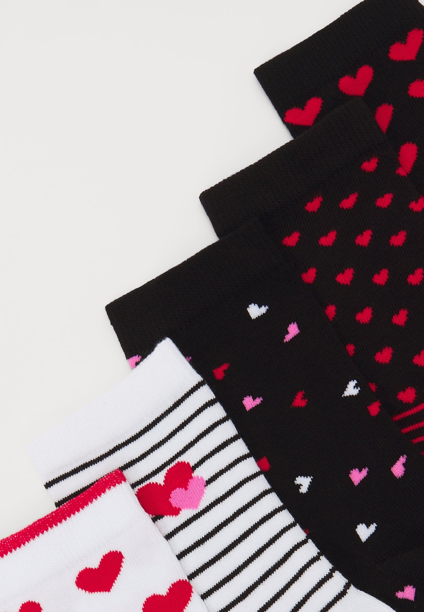 Anna Field 5 Pack - Socks - Black/White