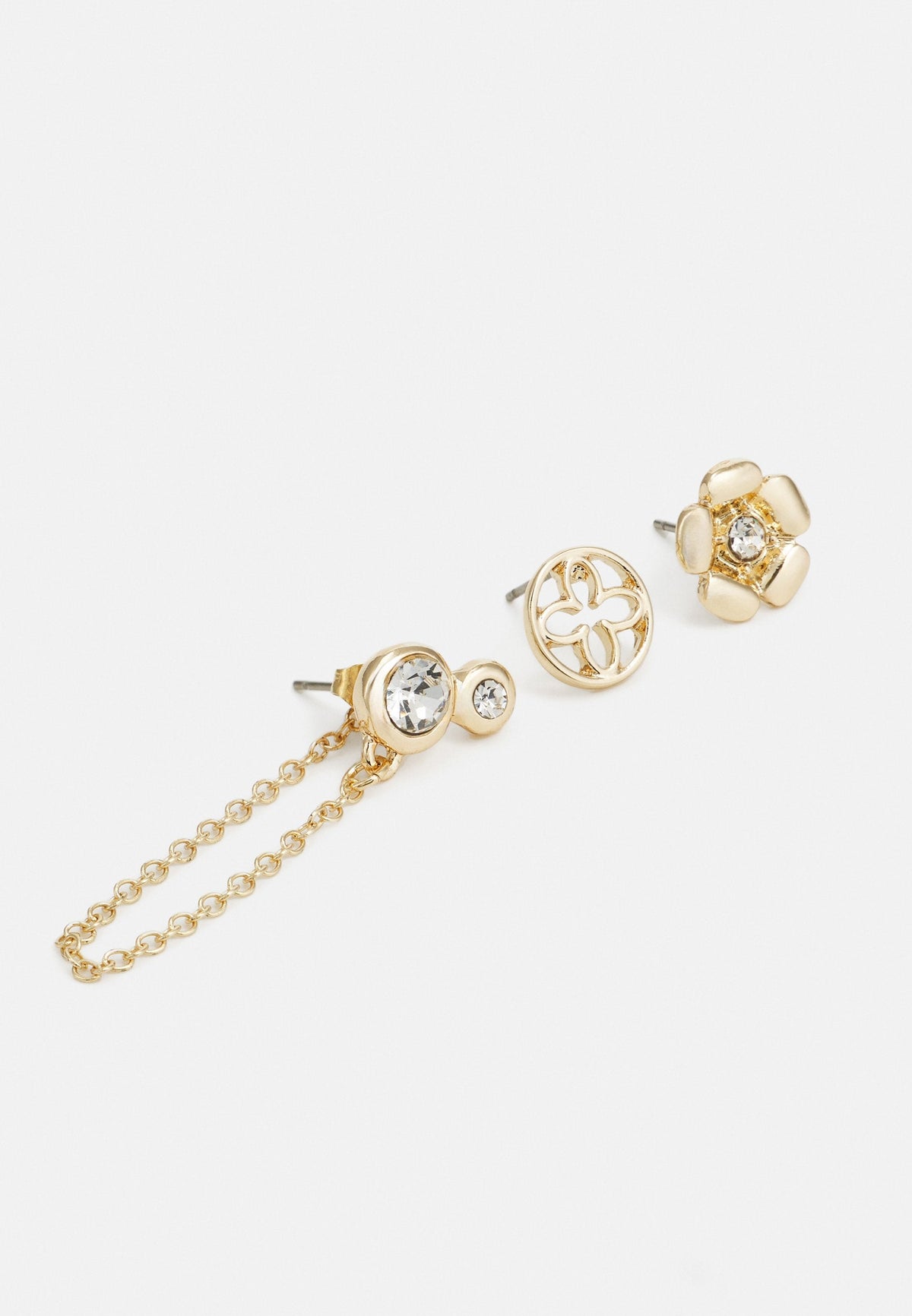 Anna Field 8 PACK - Earrings - Shiny Gold Coloured