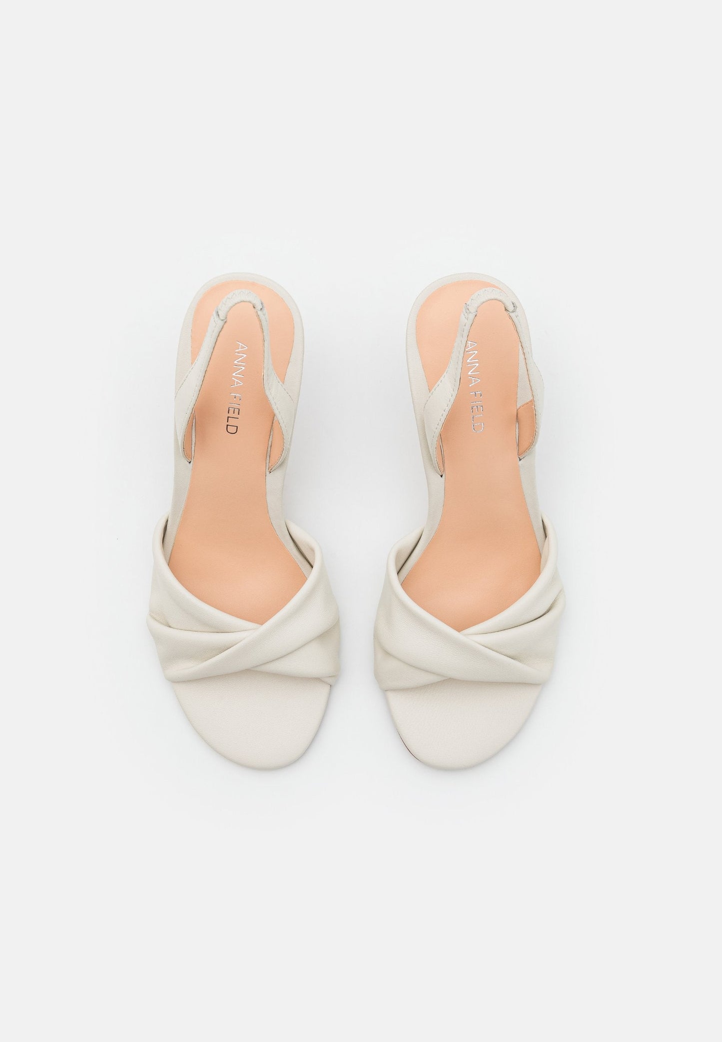 Anna Field Leather- High Heeled Sandals - White