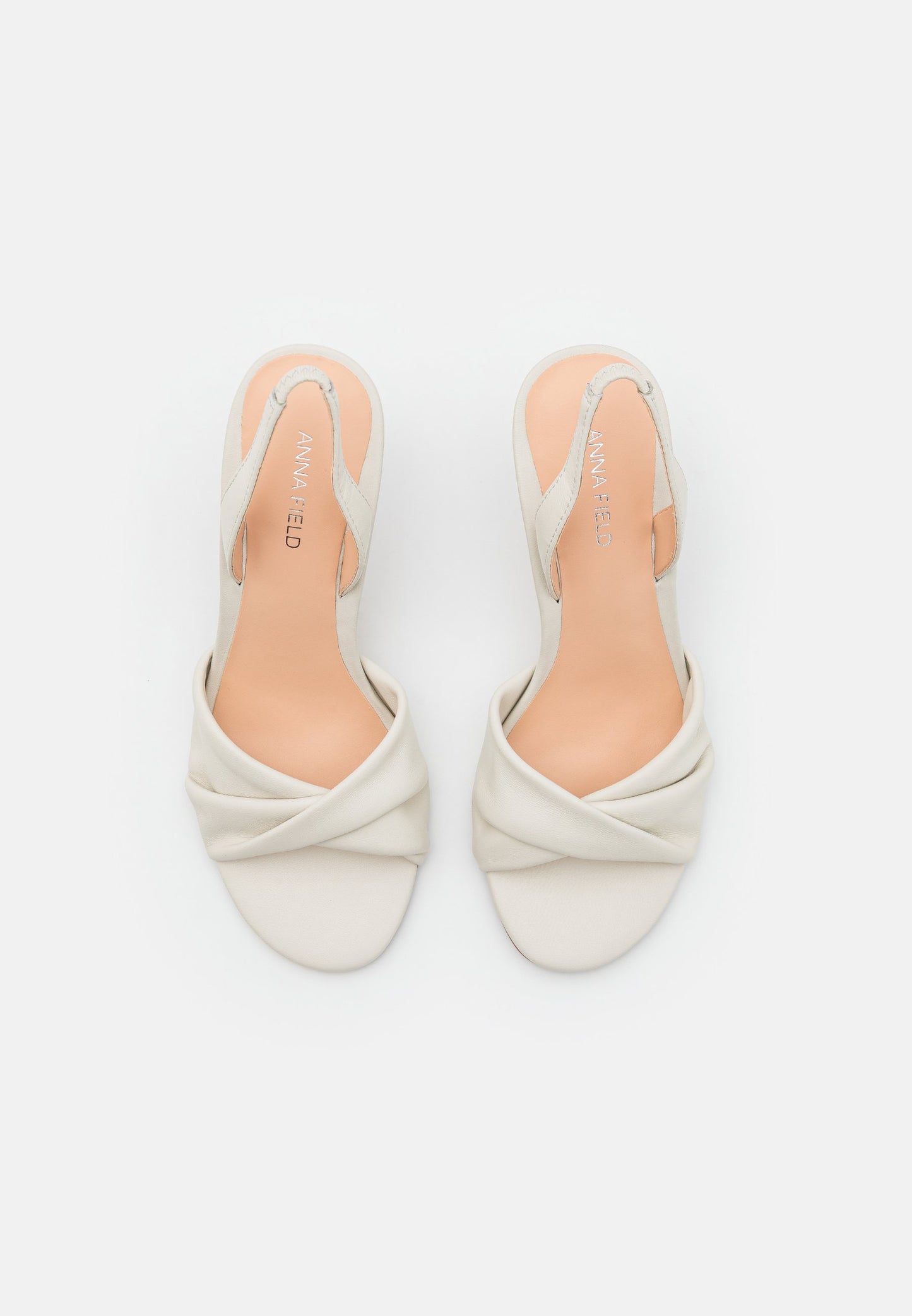 Anna Field Leather- High Heeled Sandals - White
