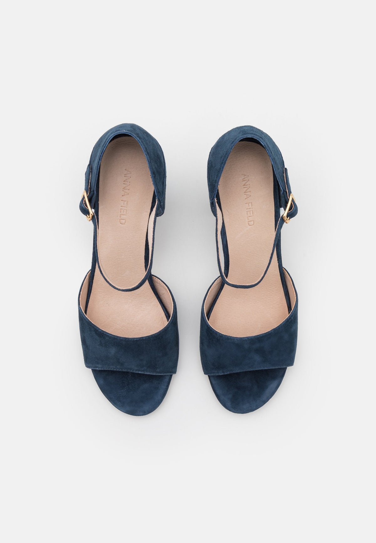 Leather - Sandals - Dark Blue