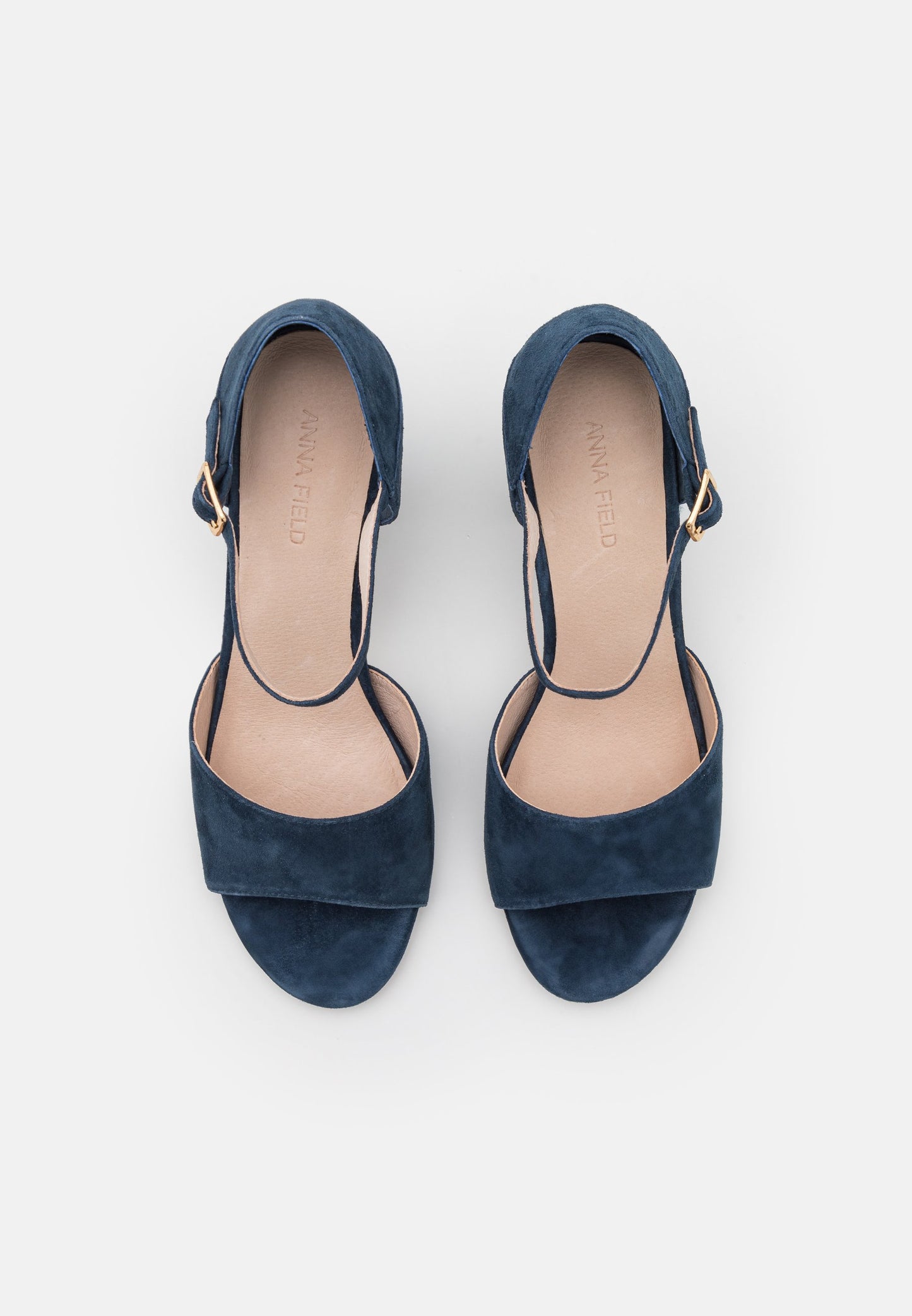 Leather - Sandals - Dark Blue