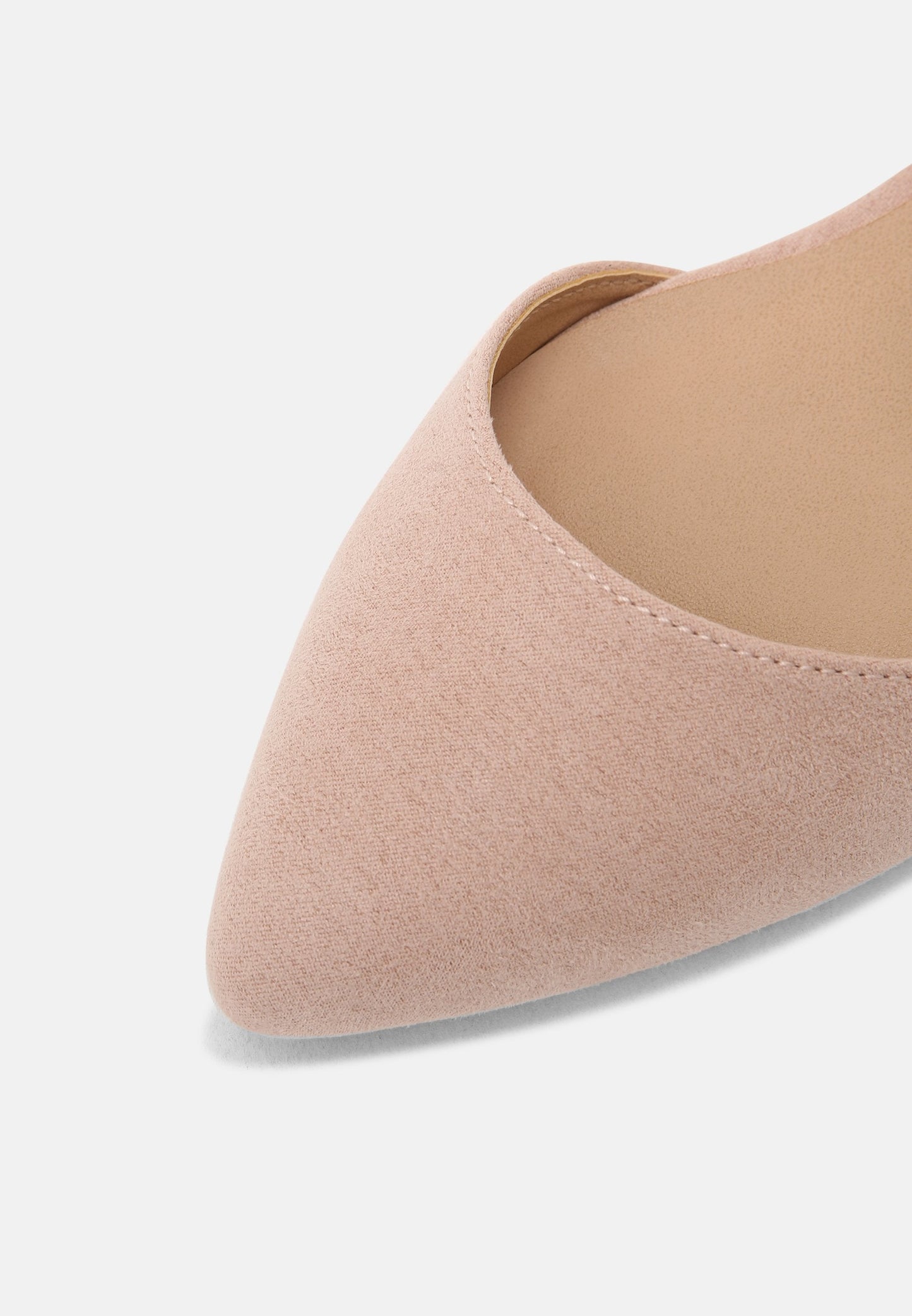 Ankle Strap Ballet Pumps - Light Pink