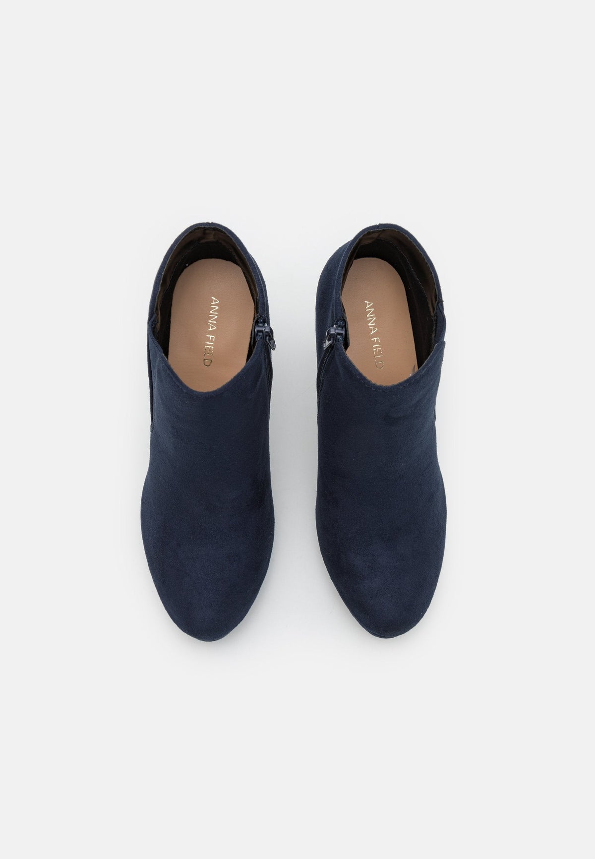 Anna Field High Heeled Ankle Boots - Dark Blue