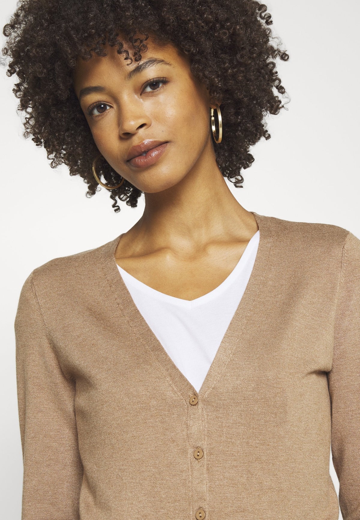 Anna Field Cardigan - Camel