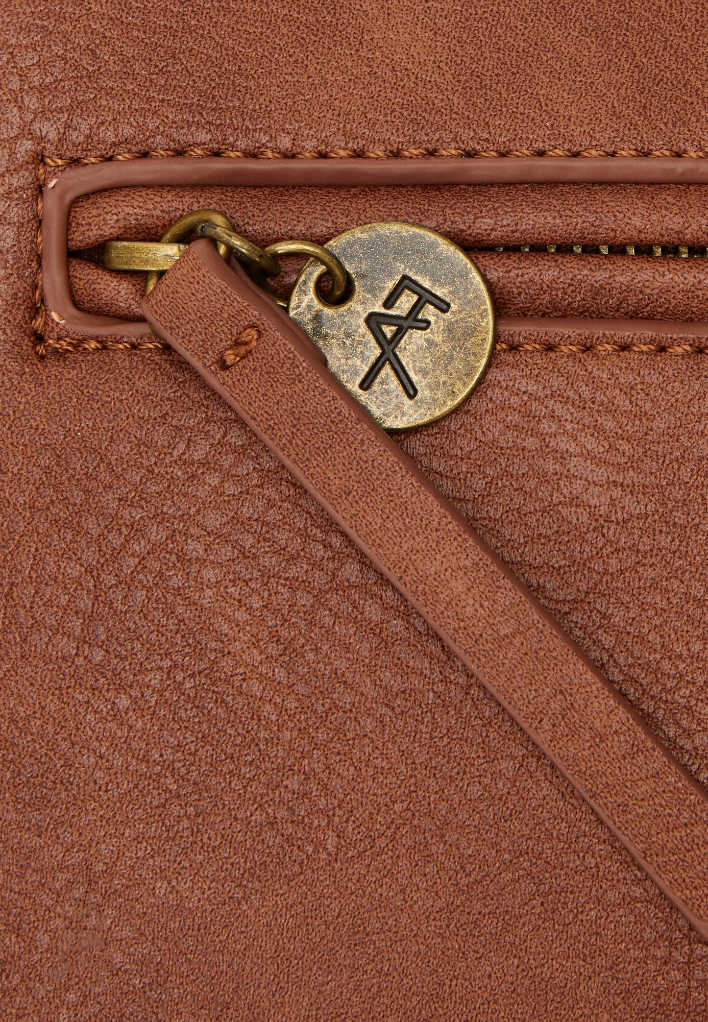 Anna Field Across Body Bag - Cognac